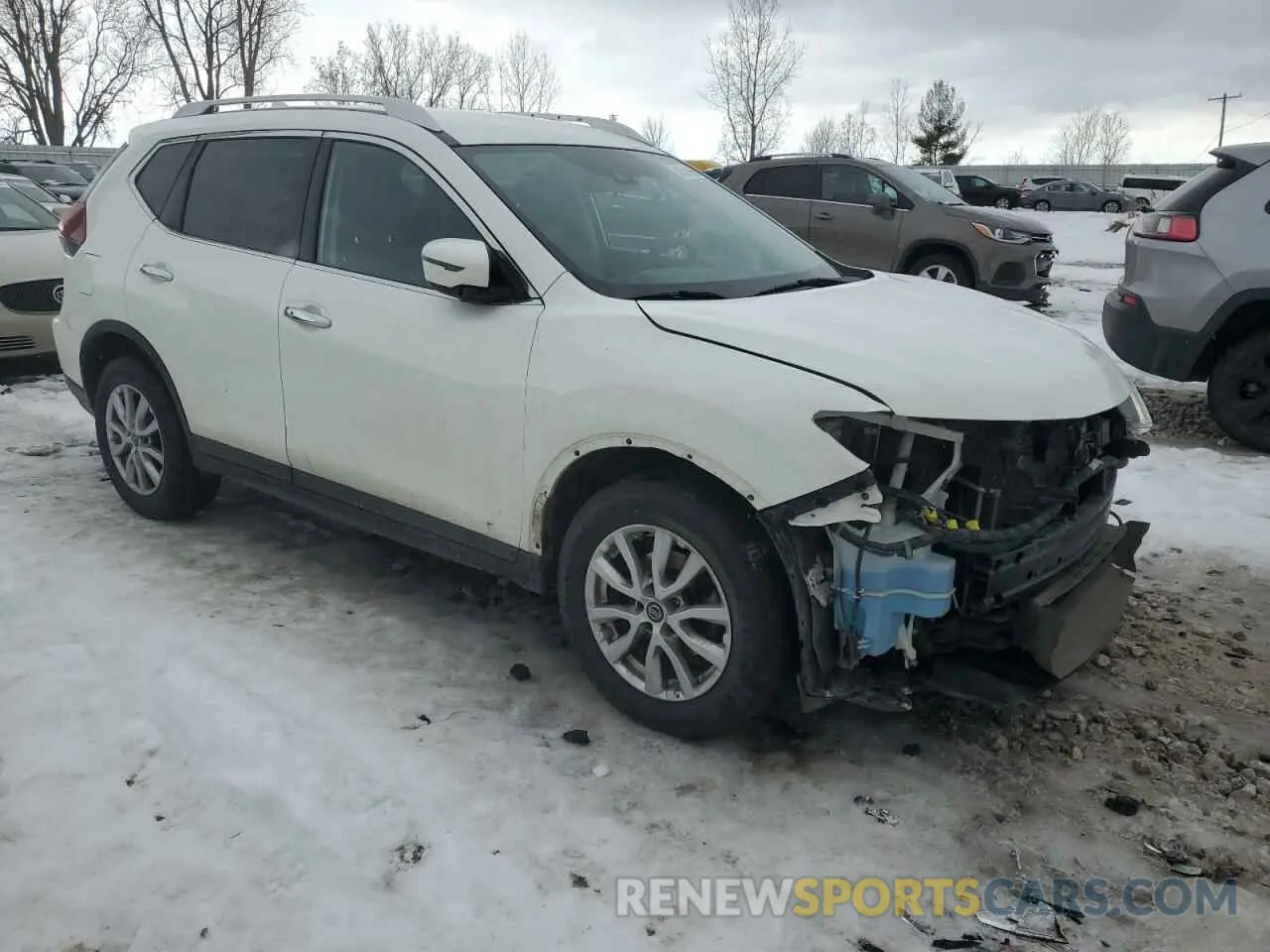 4 fotografías del automóvil dañado KNMAT2MT2KP556042 NISSAN ROGUE 2019