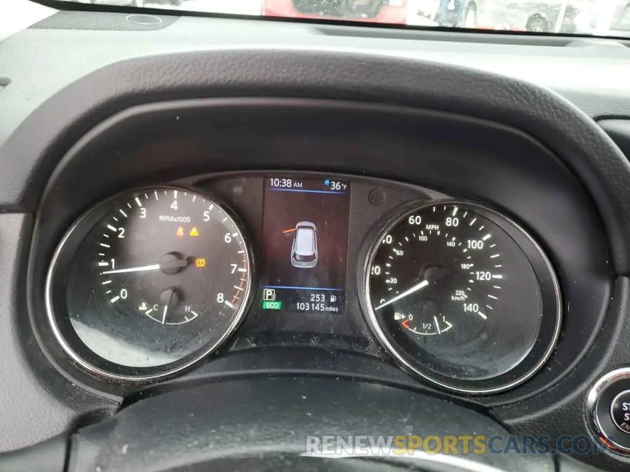 9 fotografías del automóvil dañado KNMAT2MT2KP556042 NISSAN ROGUE 2019