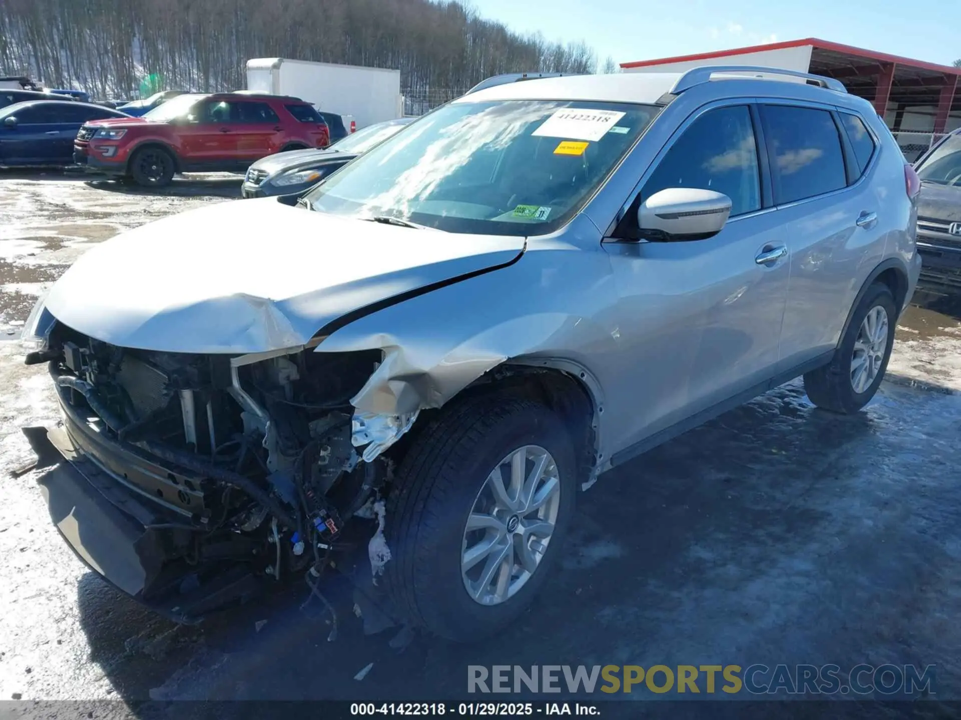 2 fotografías del automóvil dañado KNMAT2MT3KP503043 NISSAN ROGUE 2019