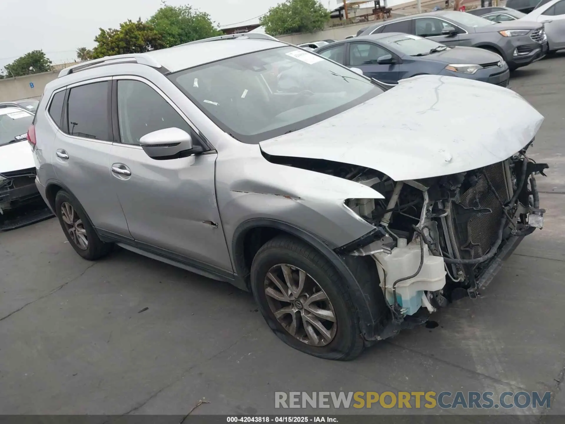 1 fotografías del automóvil dañado KNMAT2MT3KP531635 NISSAN ROGUE 2019