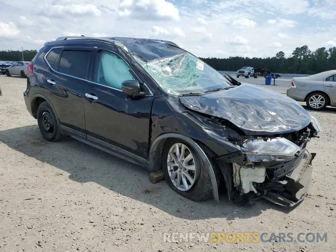 4 fotografías del automóvil dañado KNMAT2MT4KP500443 NISSAN ROGUE 2019