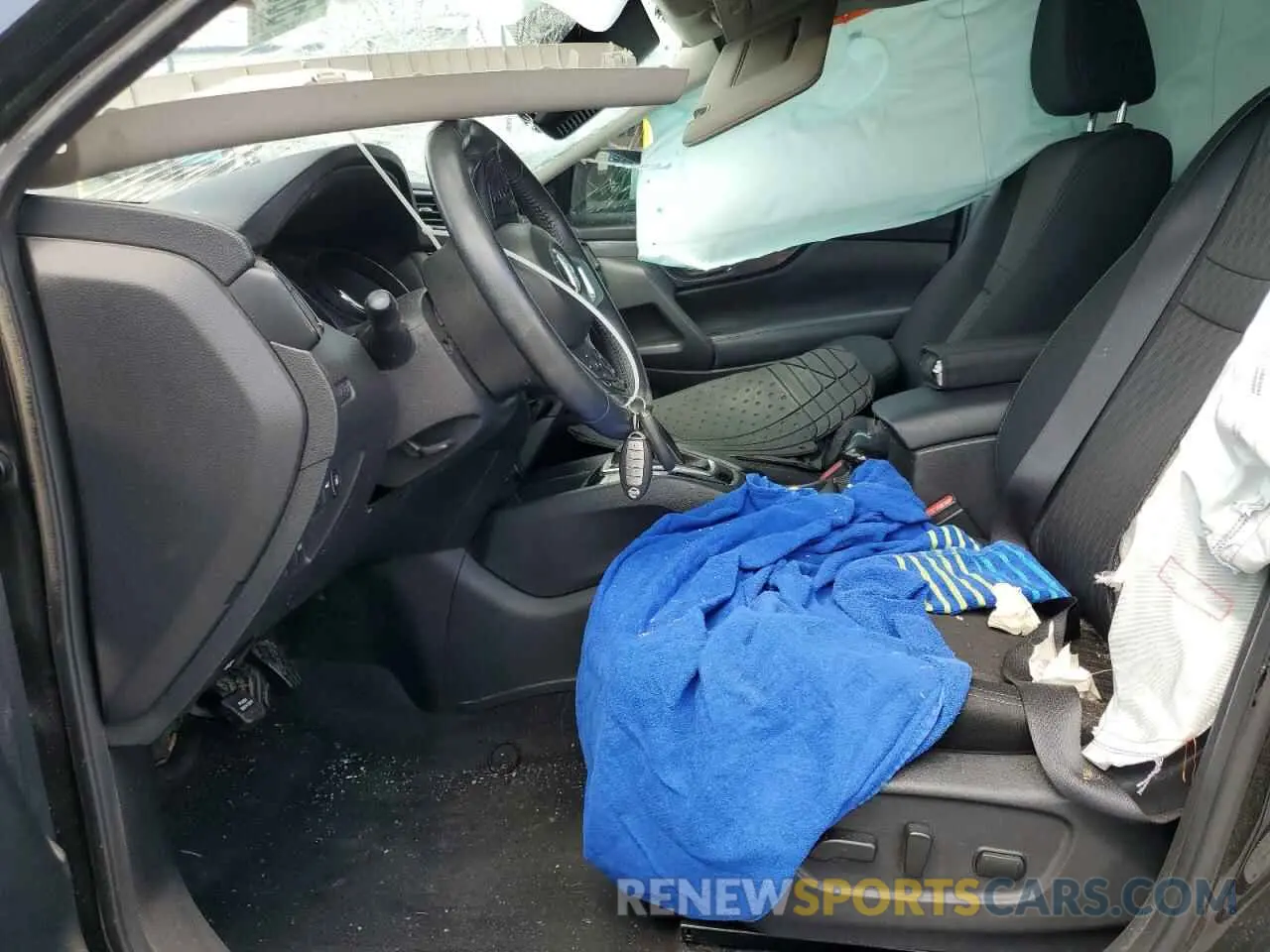 7 fotografías del automóvil dañado KNMAT2MT4KP500443 NISSAN ROGUE 2019