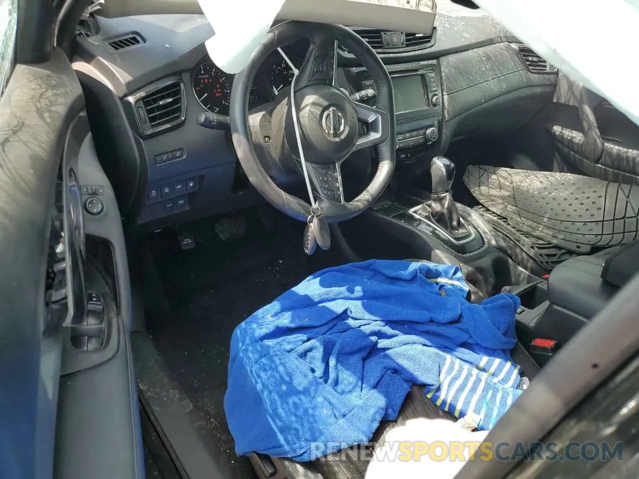 8 fotografías del automóvil dañado KNMAT2MT4KP500443 NISSAN ROGUE 2019