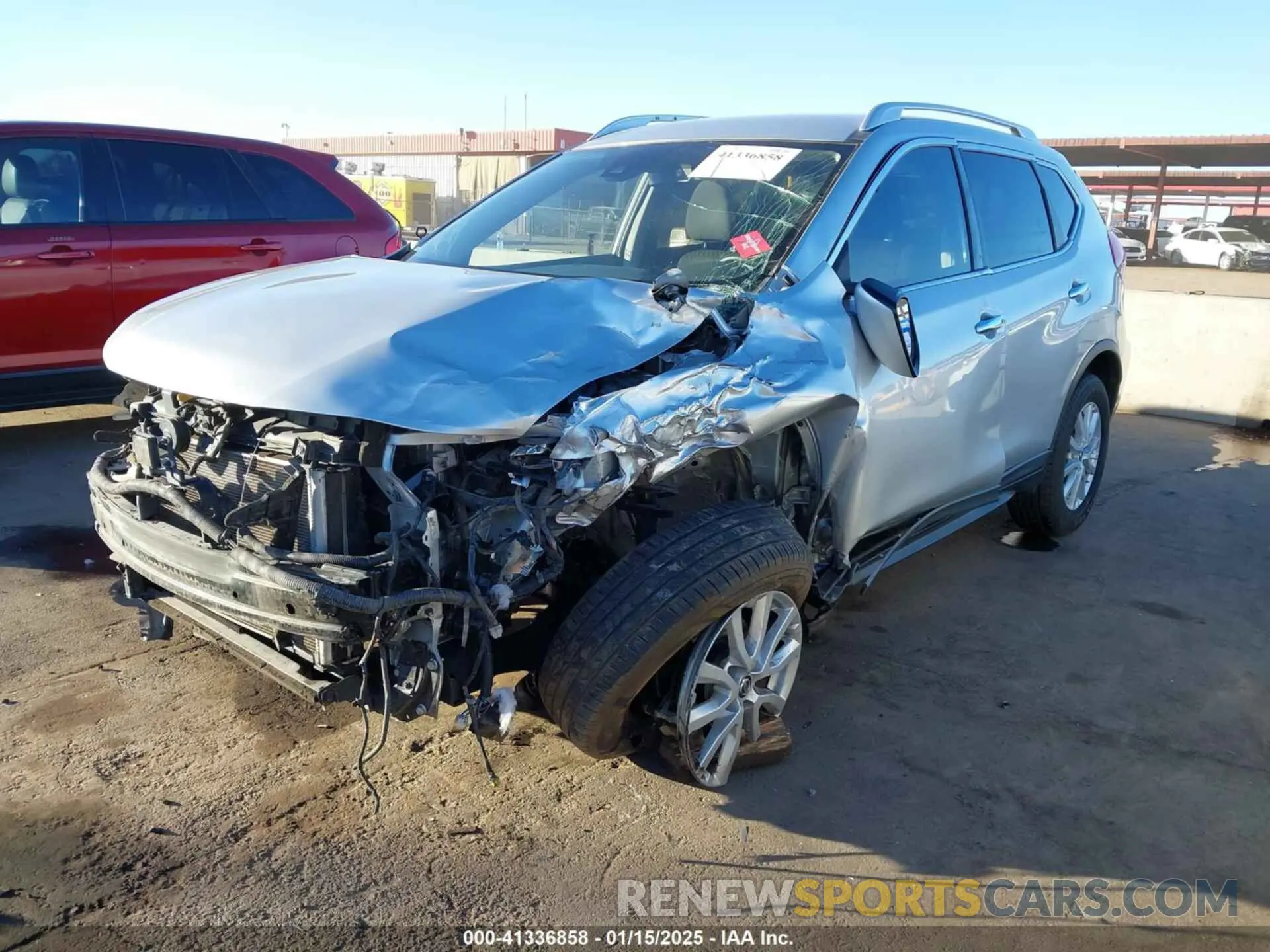 2 fotografías del automóvil dañado KNMAT2MT4KP507537 NISSAN ROGUE 2019