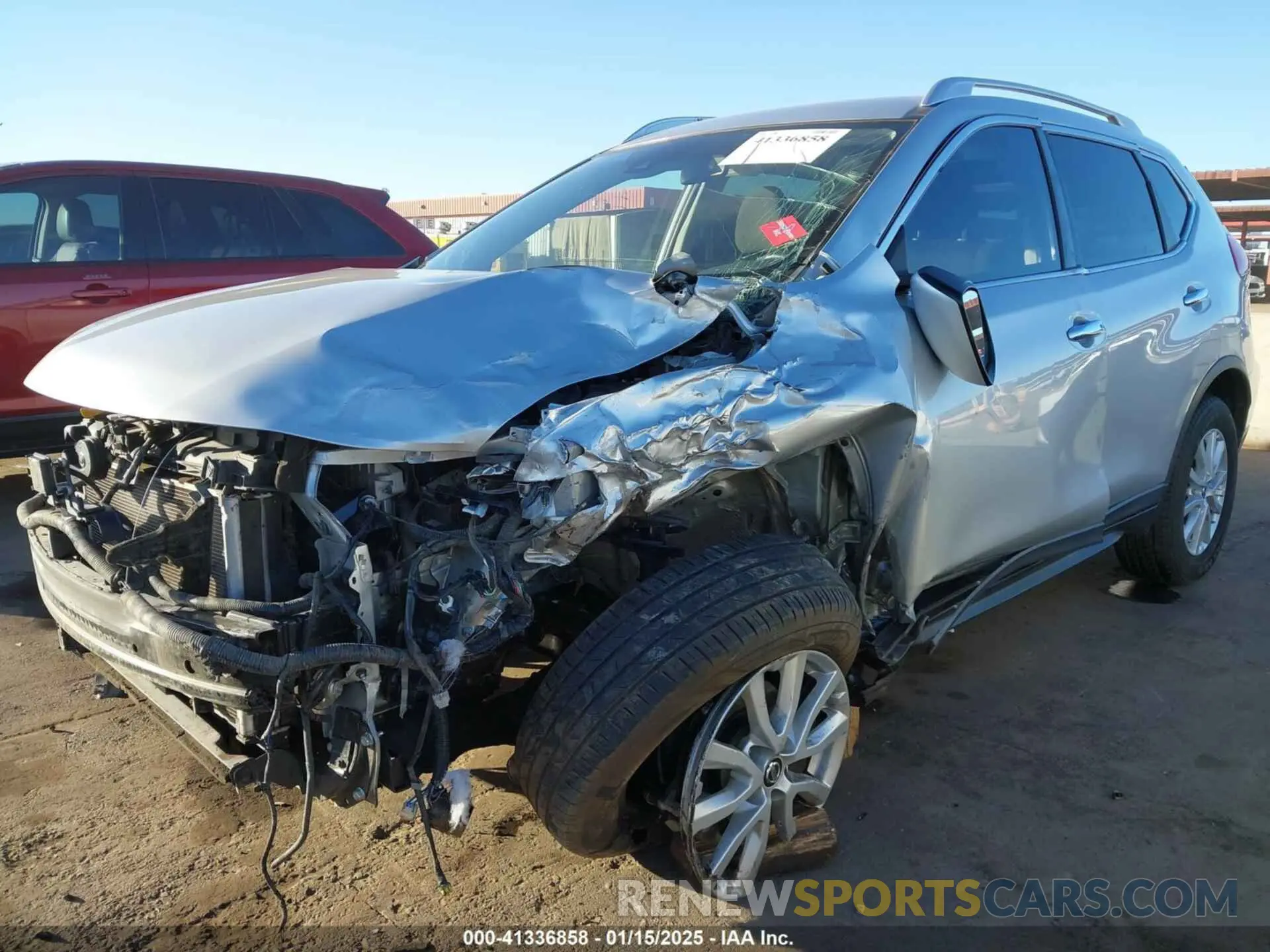 6 fotografías del automóvil dañado KNMAT2MT4KP507537 NISSAN ROGUE 2019