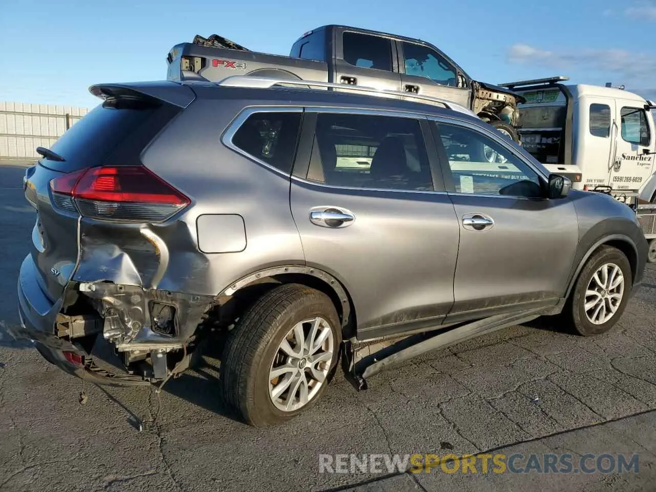 3 fotografías del automóvil dañado KNMAT2MT4KP515914 NISSAN ROGUE 2019