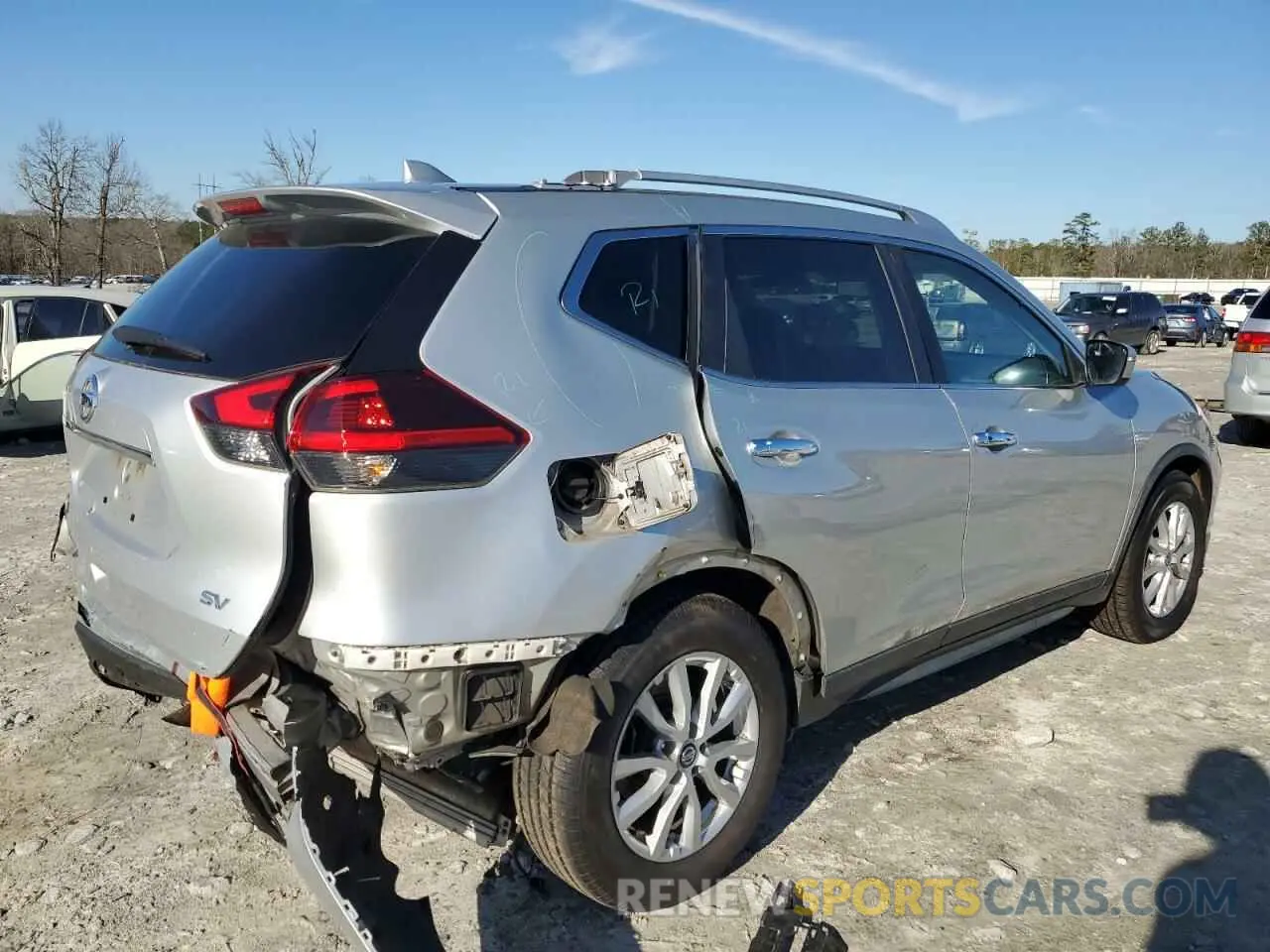 3 fotografías del automóvil dañado KNMAT2MT4KP517565 NISSAN ROGUE 2019