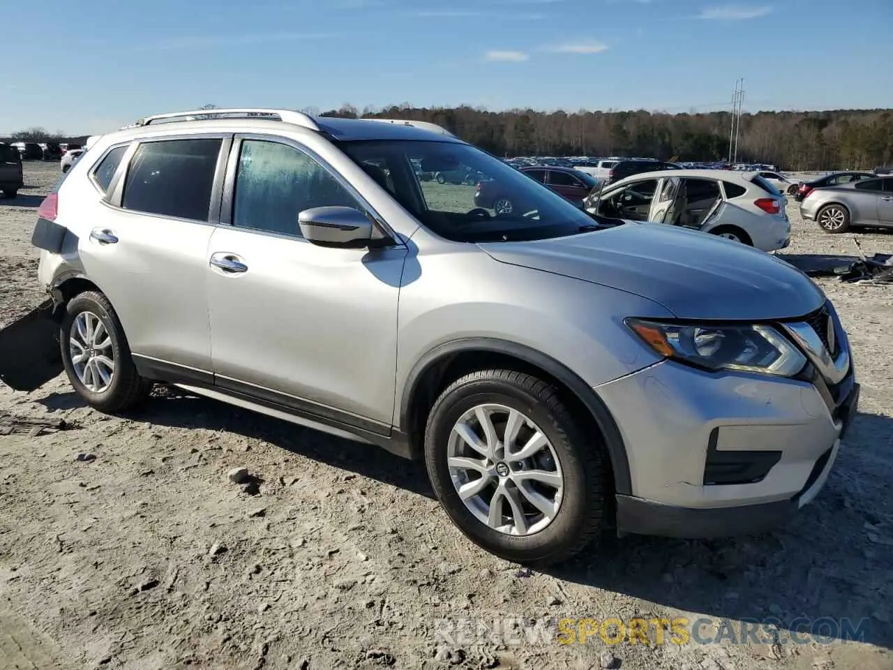 4 fotografías del automóvil dañado KNMAT2MT4KP517565 NISSAN ROGUE 2019