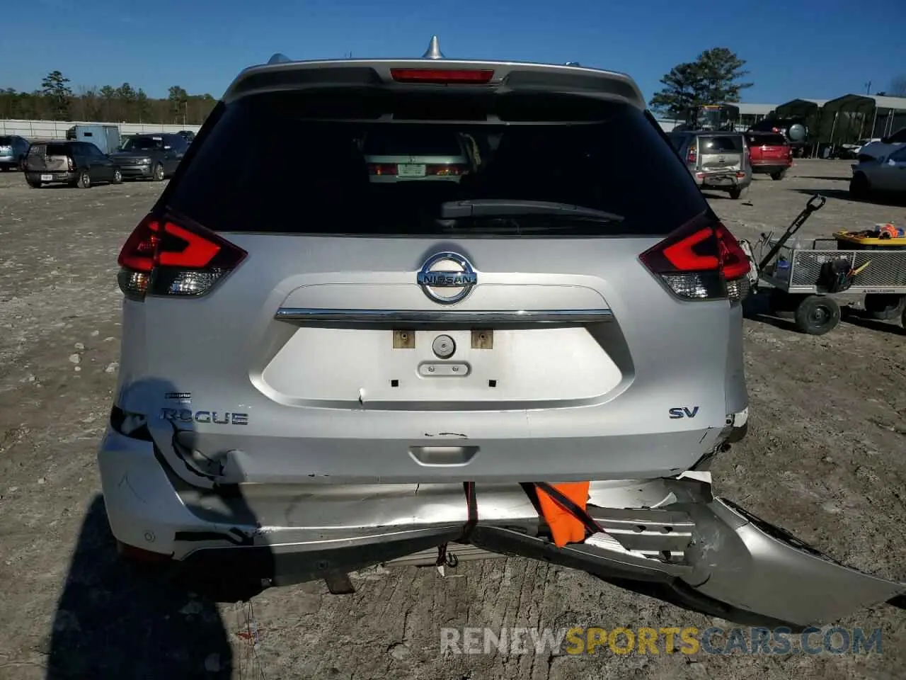 6 fotografías del automóvil dañado KNMAT2MT4KP517565 NISSAN ROGUE 2019