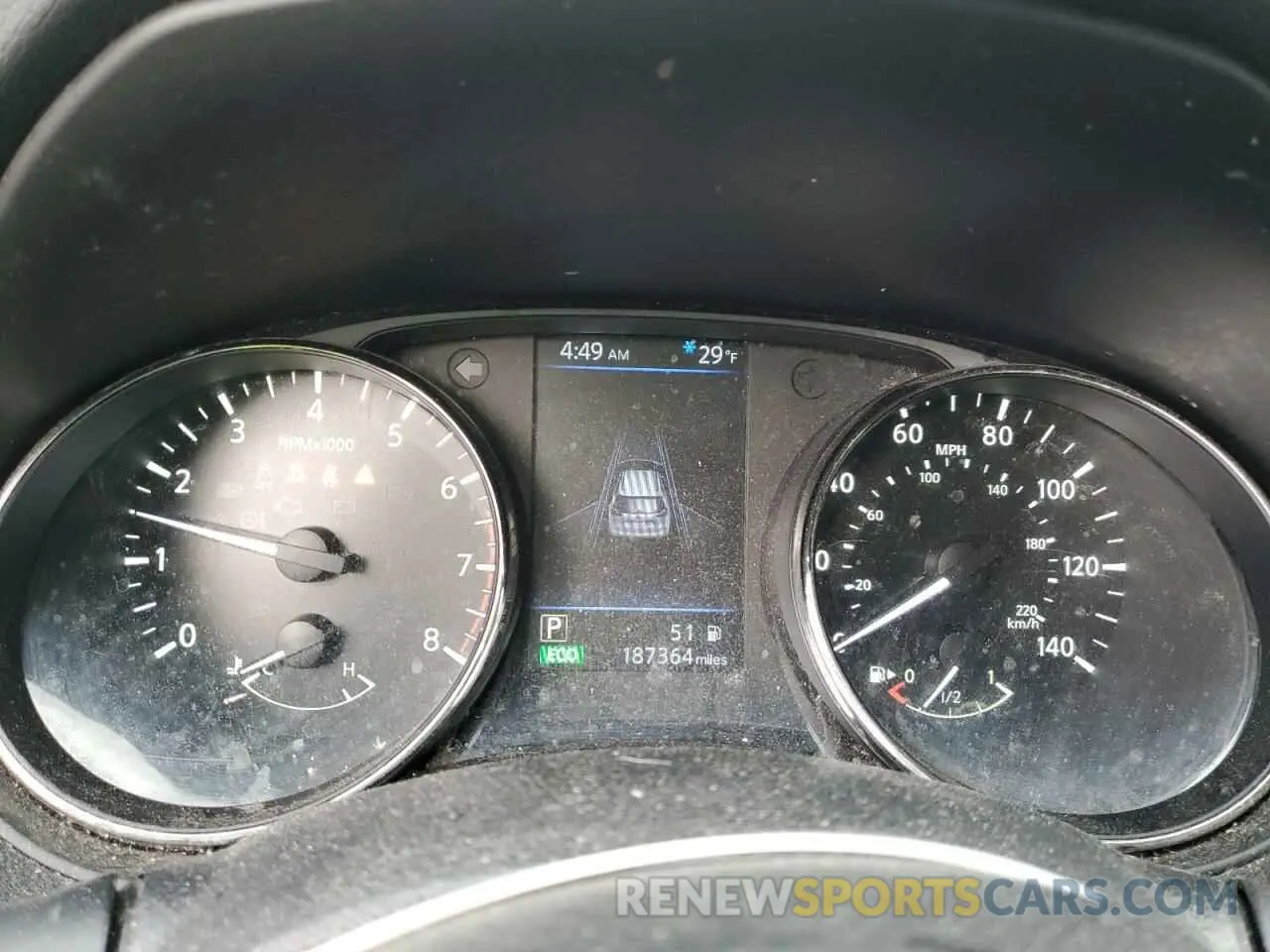 9 fotografías del automóvil dañado KNMAT2MT4KP547147 NISSAN ROGUE 2019