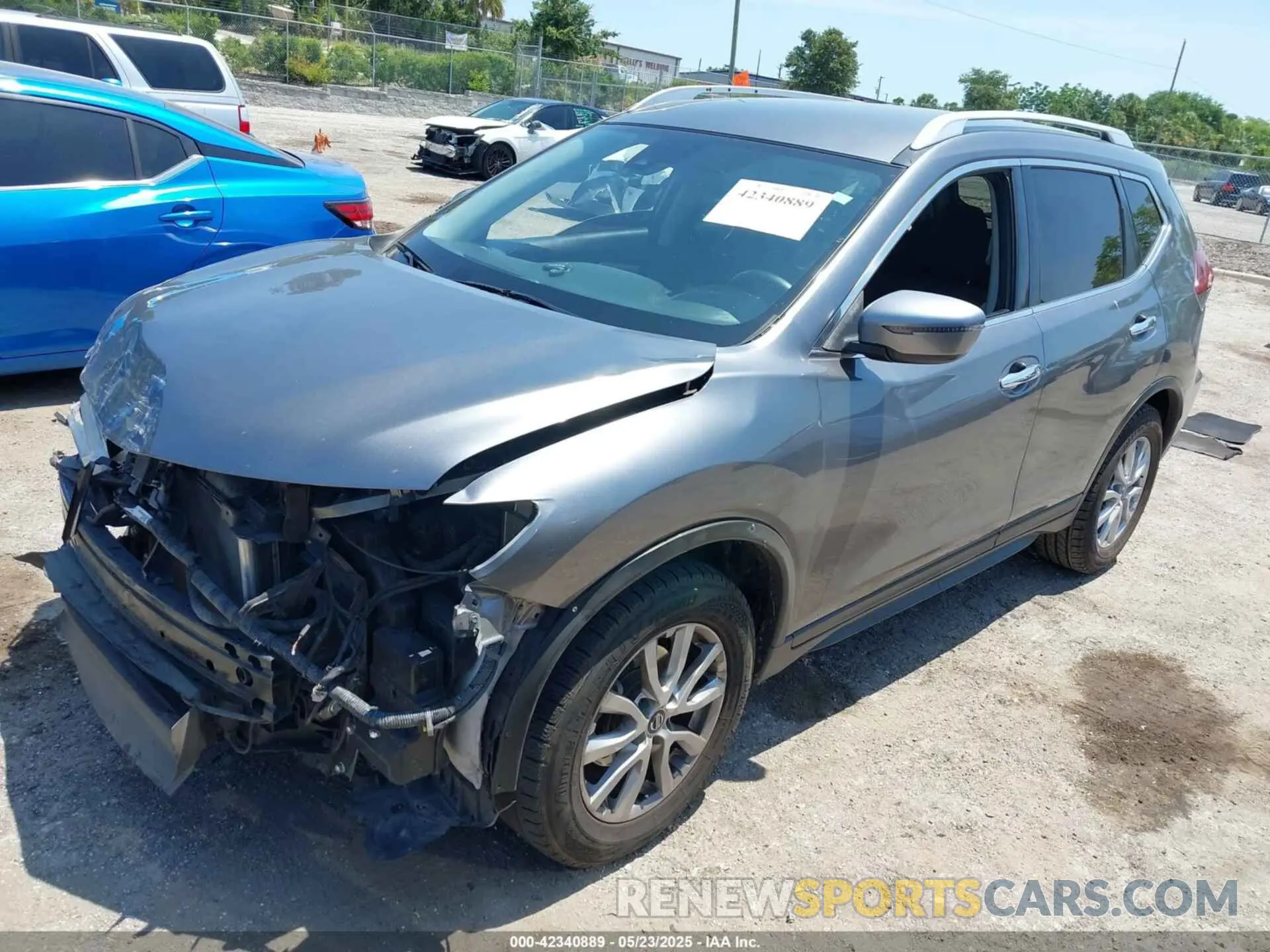2 fotografías del automóvil dañado KNMAT2MT4KP556656 NISSAN ROGUE 2019