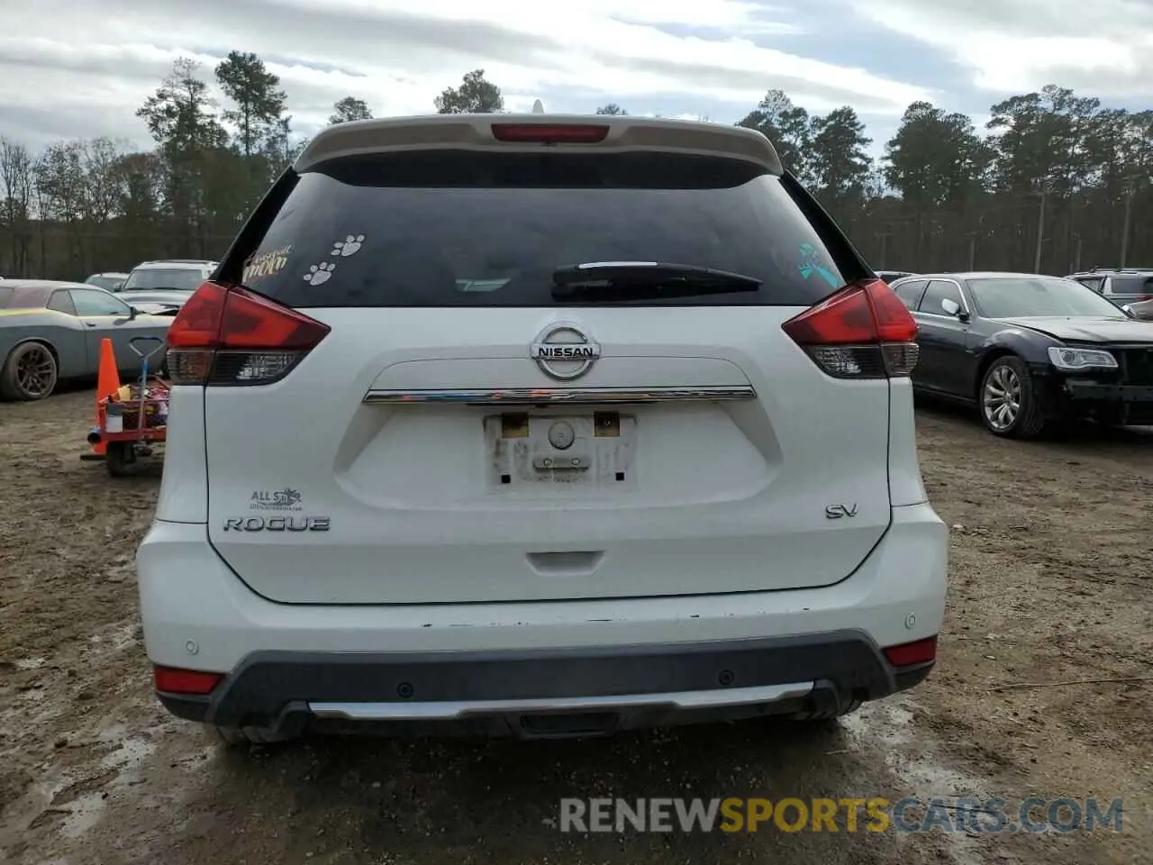6 fotografías del automóvil dañado KNMAT2MT5KP502976 NISSAN ROGUE 2019
