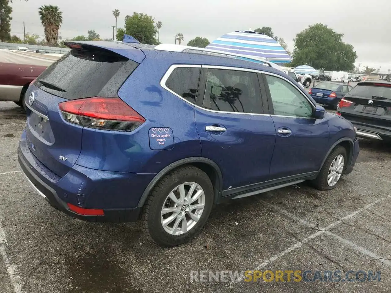 3 fotografías del automóvil dañado KNMAT2MT5KP517252 NISSAN ROGUE 2019