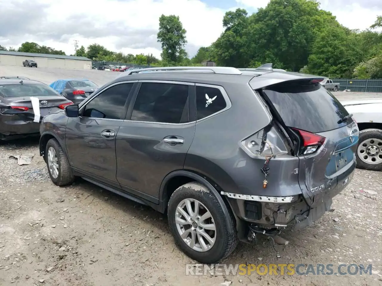2 fotografías del automóvil dañado KNMAT2MT5KP529899 NISSAN ROGUE 2019