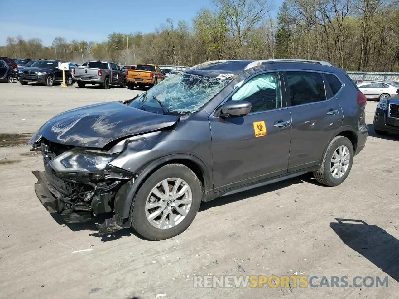 1 fotografías del automóvil dañado KNMAT2MT5KP531202 NISSAN ROGUE 2019