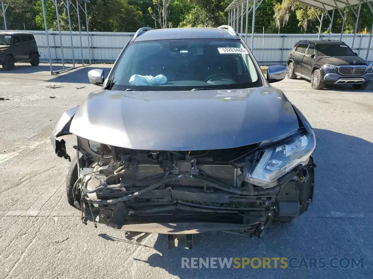 5 fotografías del automóvil dañado KNMAT2MT5KP544841 NISSAN ROGUE 2019