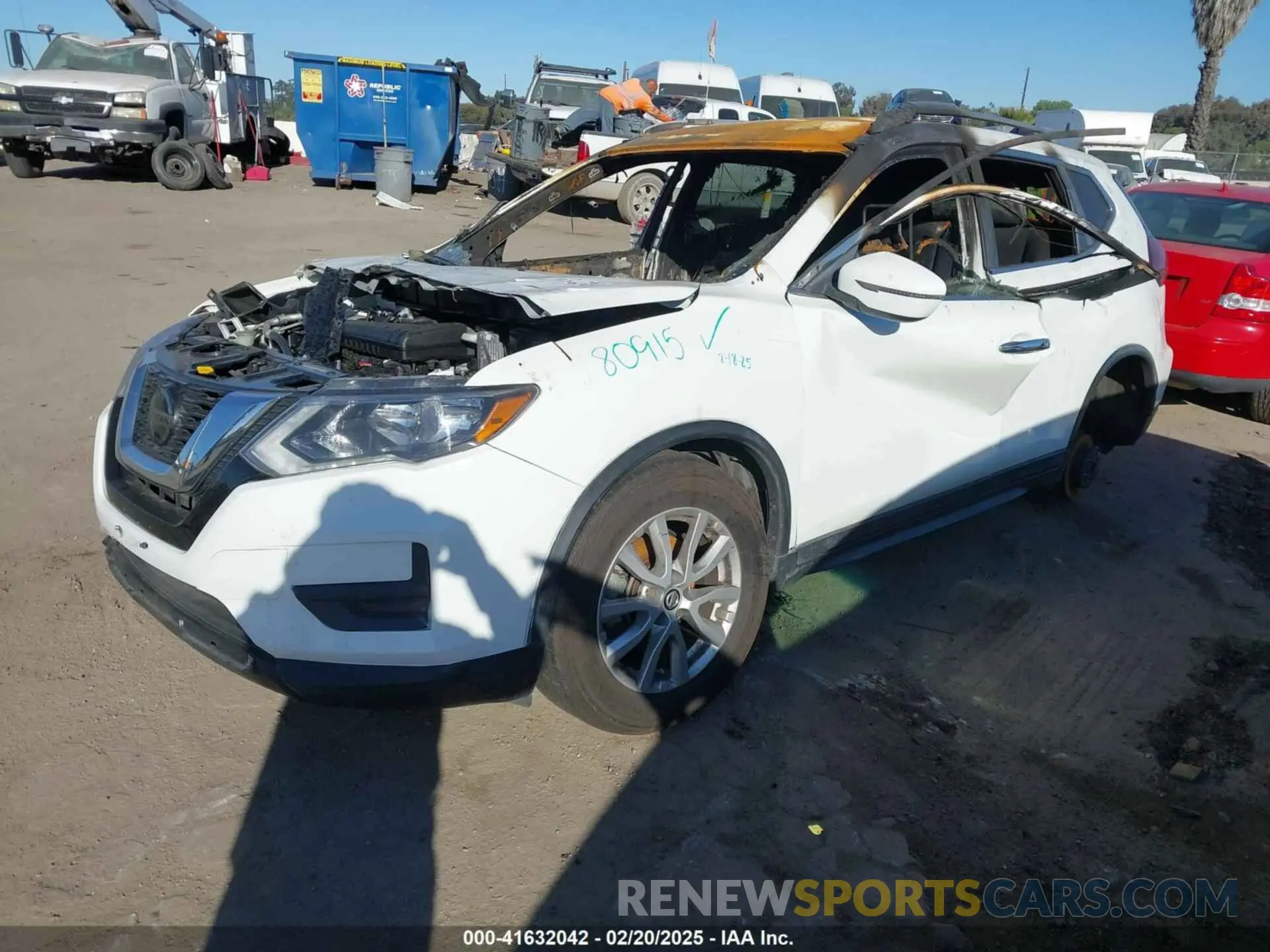 2 fotografías del automóvil dañado KNMAT2MT5KP558951 NISSAN ROGUE 2019