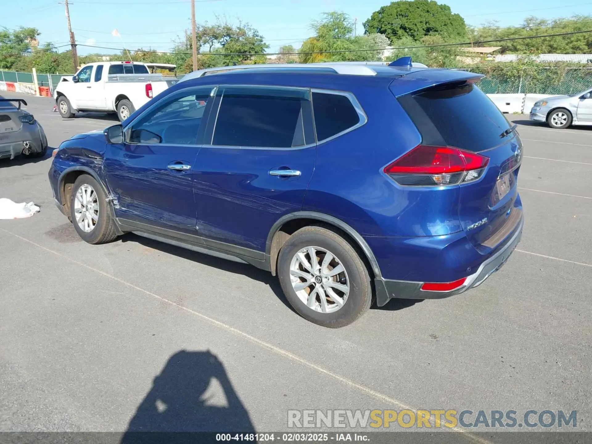 3 fotografías del automóvil dañado KNMAT2MT7KP522209 NISSAN ROGUE 2019