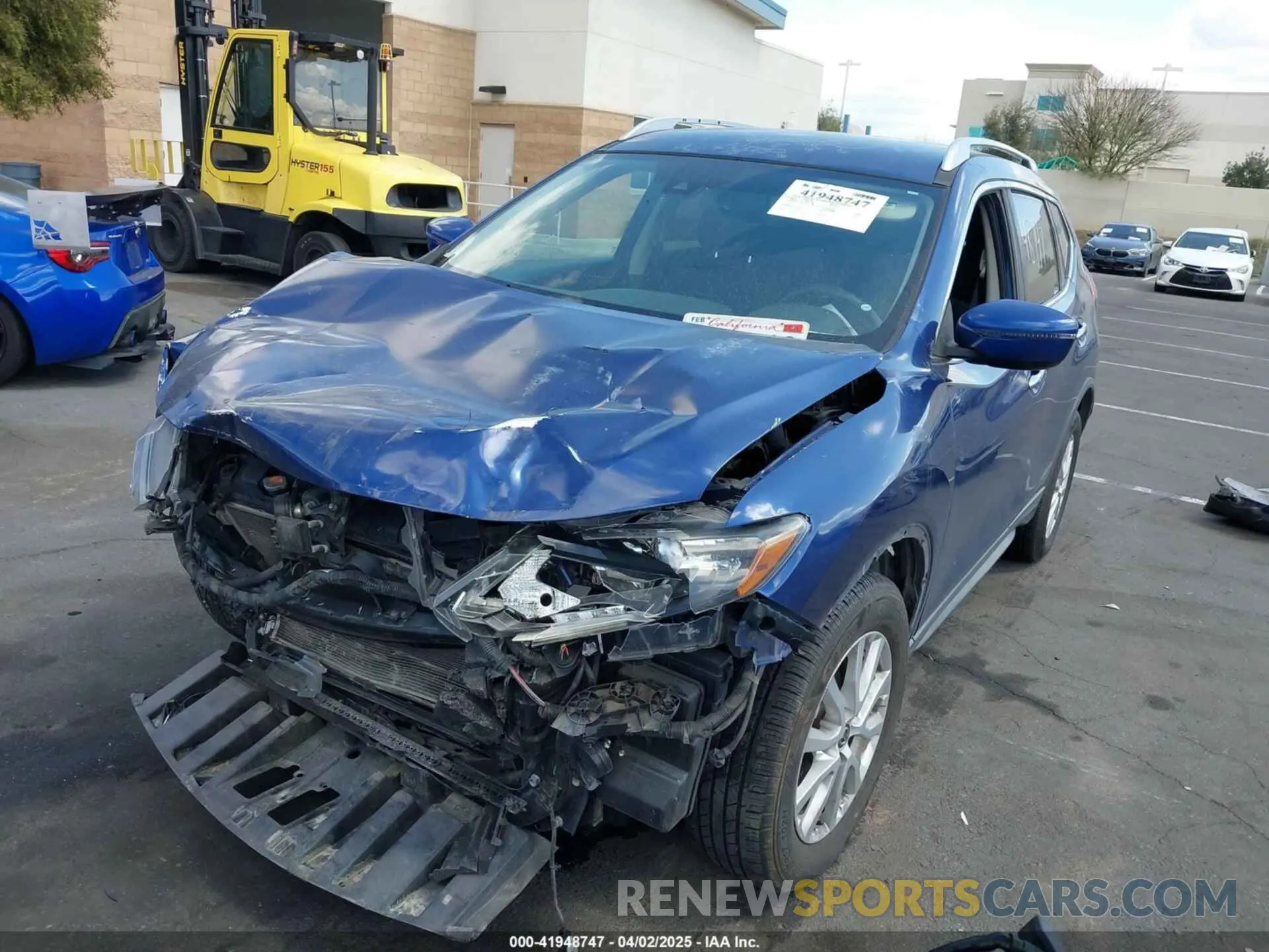 2 fotografías del automóvil dañado KNMAT2MT7KP522887 NISSAN ROGUE 2019