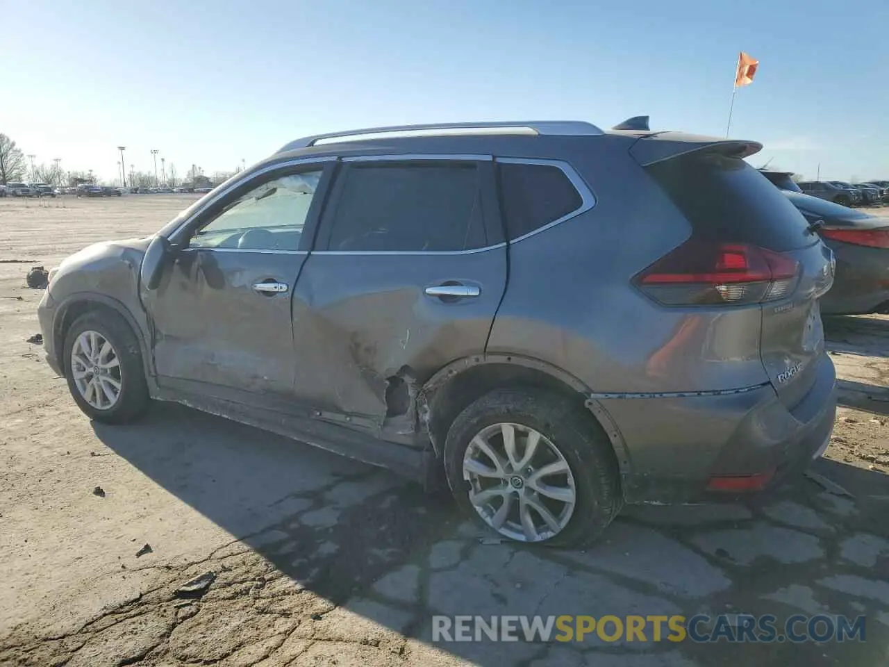 2 fotografías del automóvil dañado KNMAT2MT7KP555579 NISSAN ROGUE 2019
