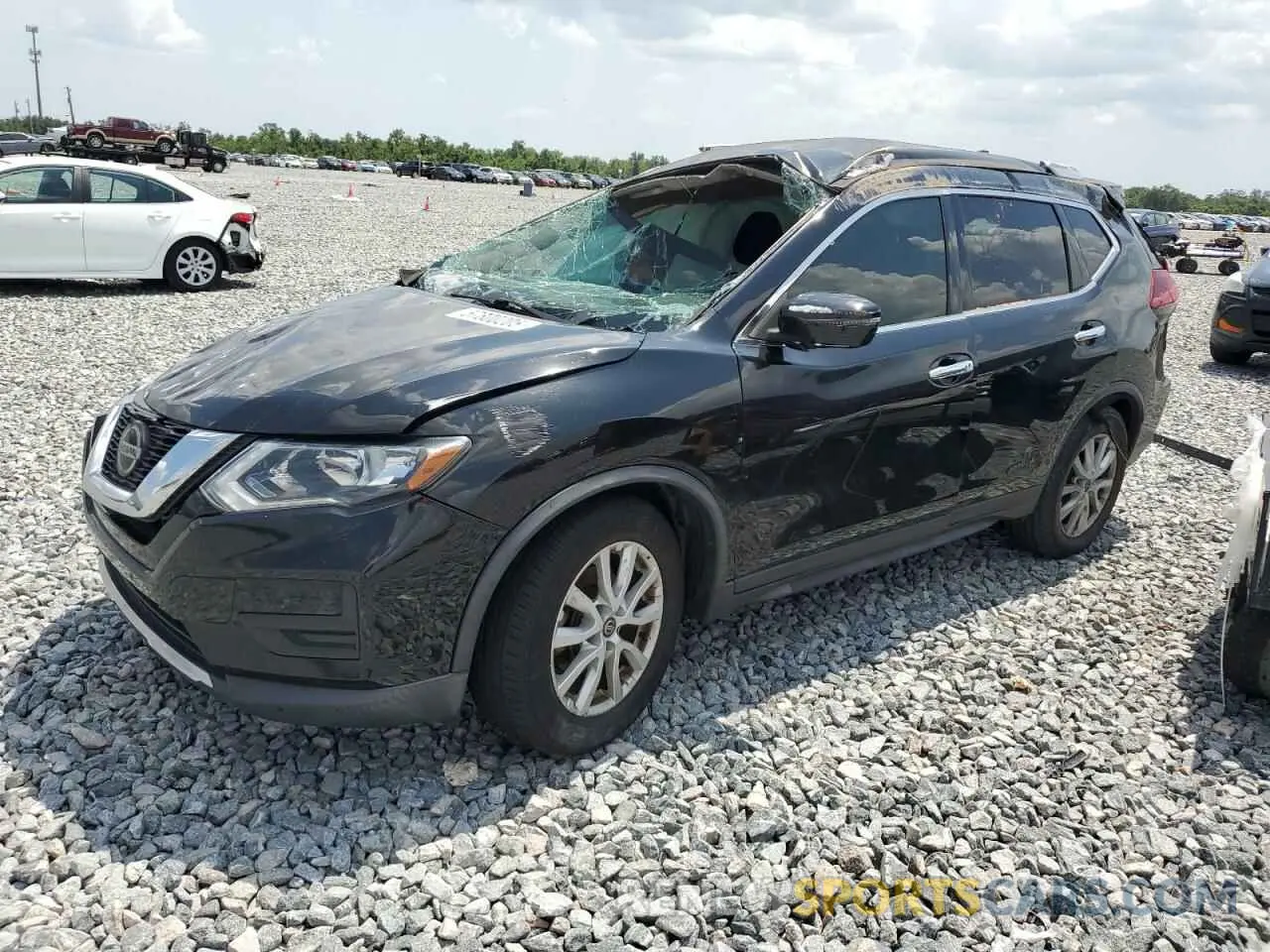 1 fotografías del automóvil dañado KNMAT2MT8KP504303 NISSAN ROGUE 2019