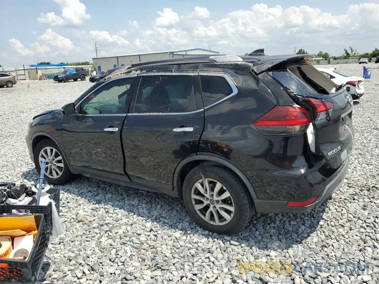 2 fotografías del automóvil dañado KNMAT2MT8KP504303 NISSAN ROGUE 2019