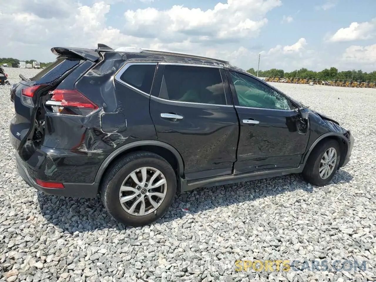 3 fotografías del automóvil dañado KNMAT2MT8KP504303 NISSAN ROGUE 2019
