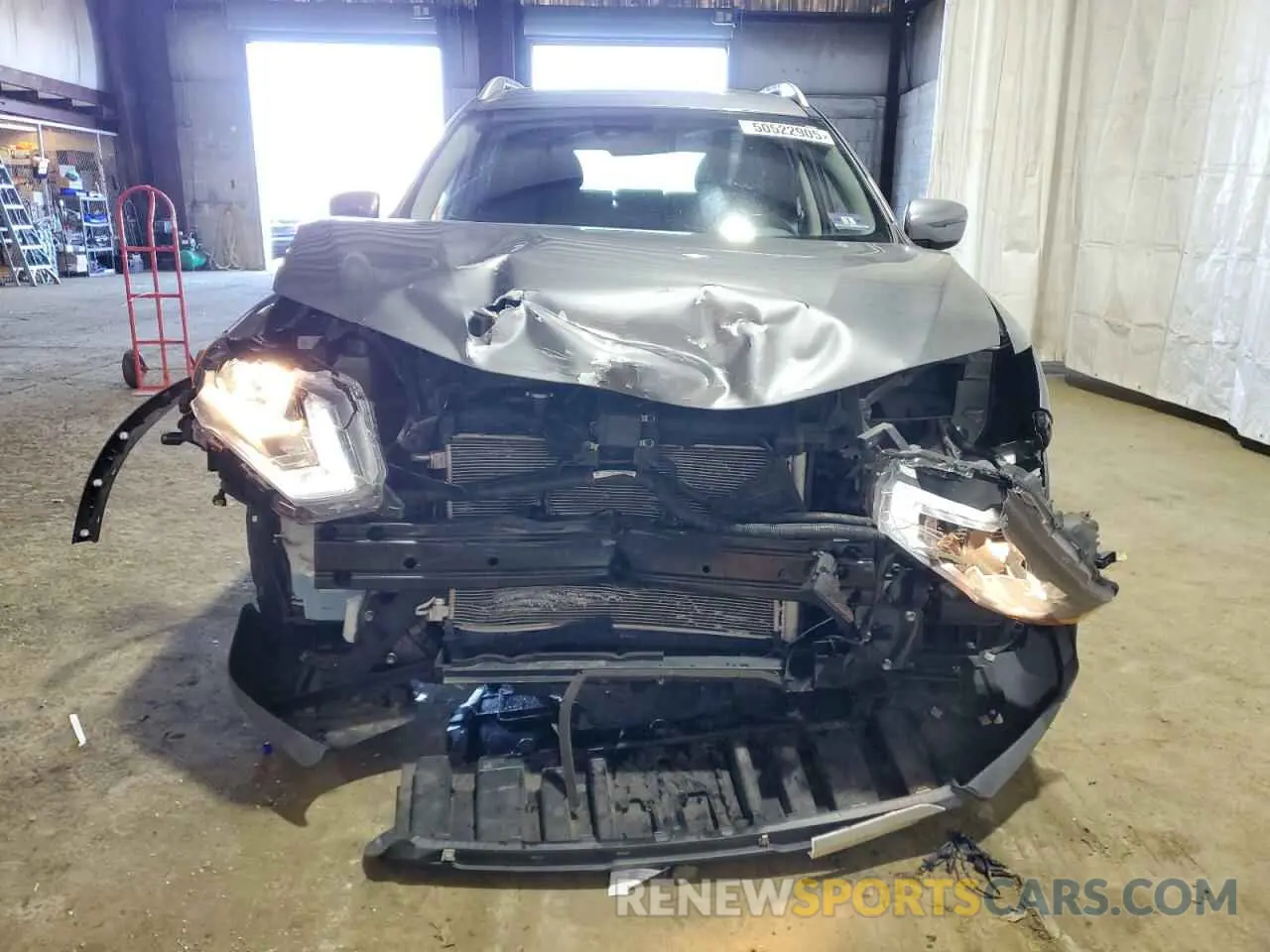 5 fotografías del automóvil dañado KNMAT2MT8KP529878 NISSAN ROGUE 2019