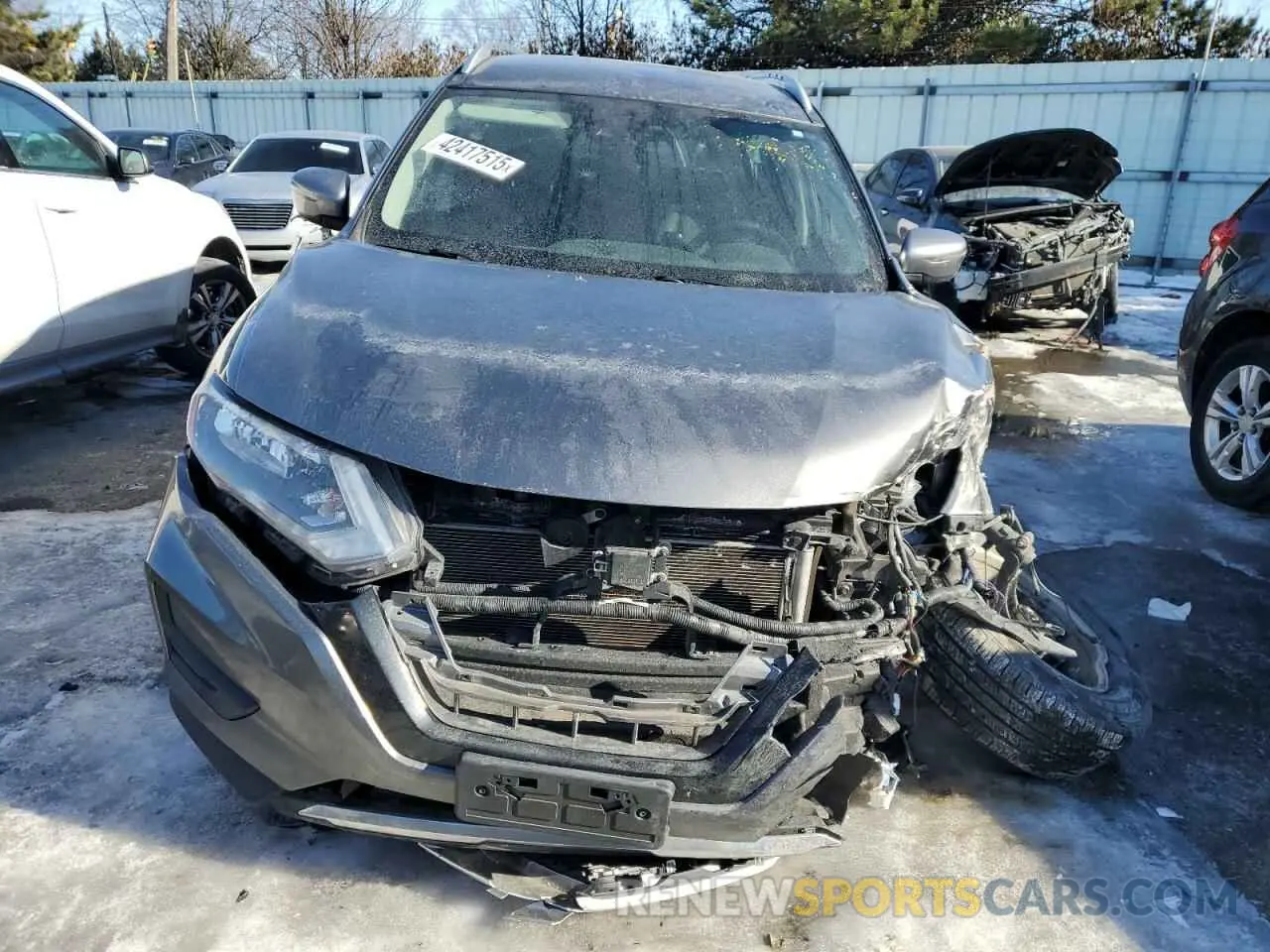 5 fotografías del automóvil dañado KNMAT2MT8KP530416 NISSAN ROGUE 2019