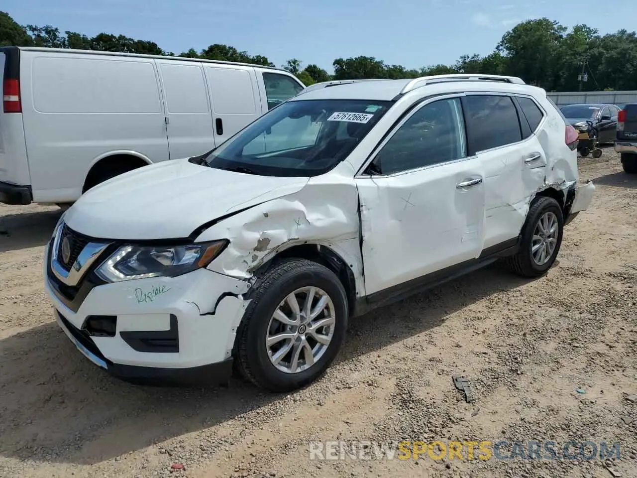 1 fotografías del automóvil dañado KNMAT2MT8KP530903 NISSAN ROGUE 2019