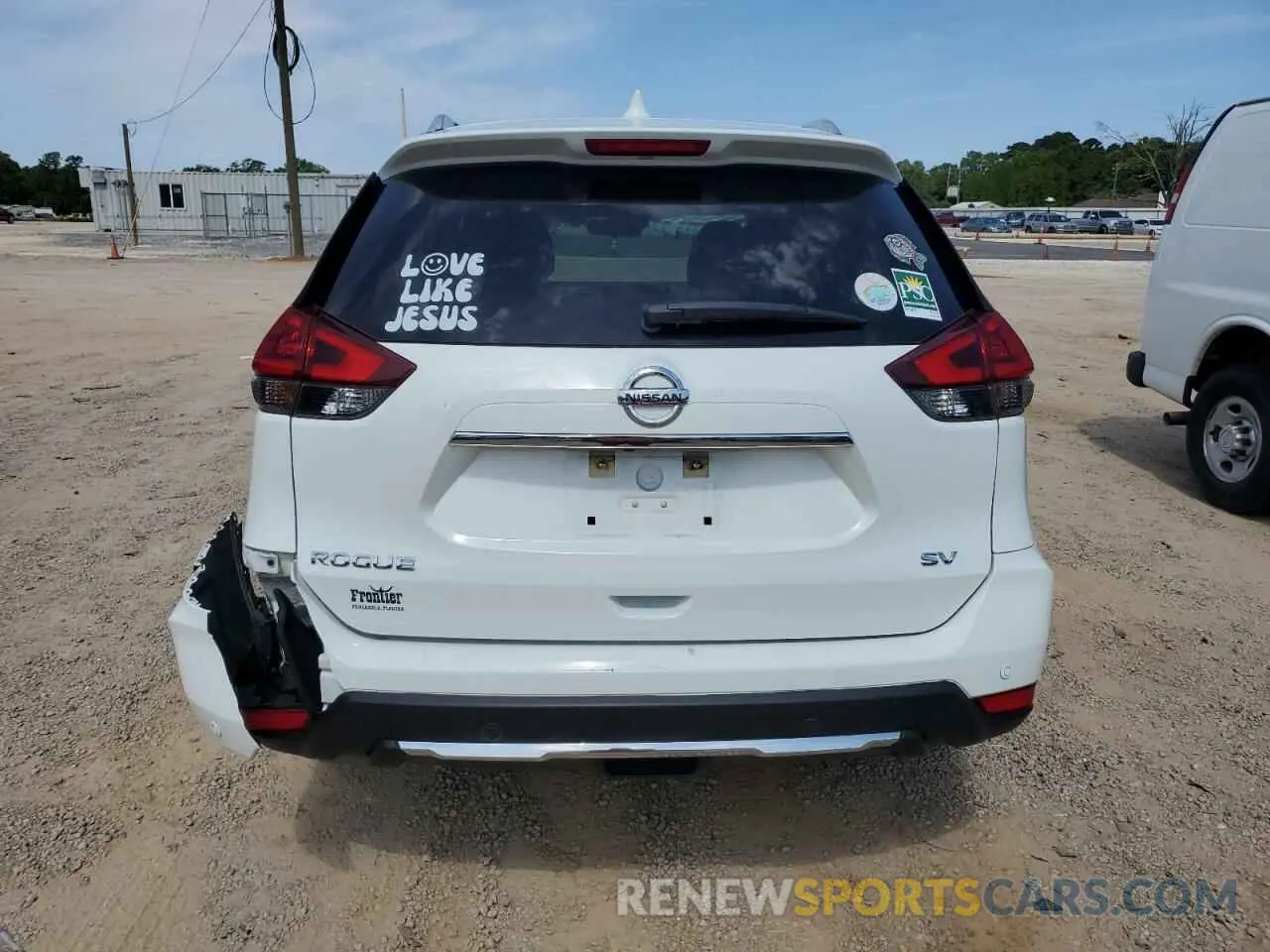 6 fotografías del automóvil dañado KNMAT2MT8KP530903 NISSAN ROGUE 2019