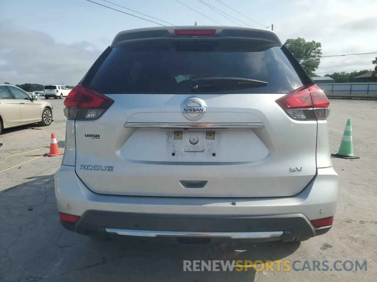 6 fotografías del automóvil dañado KNMAT2MT8KP532022 NISSAN ROGUE 2019