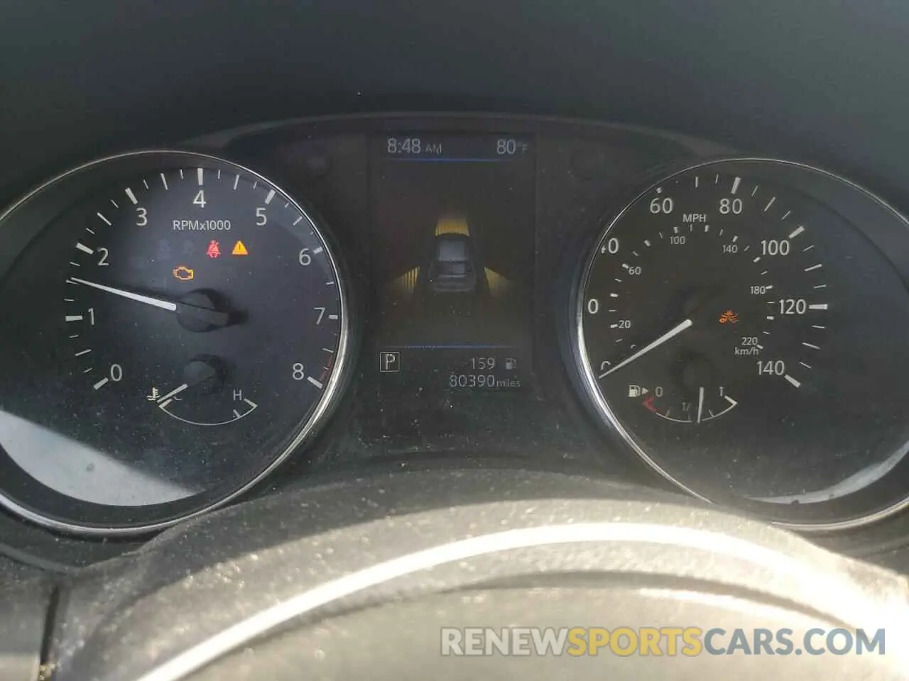 9 fotografías del automóvil dañado KNMAT2MT8KP532022 NISSAN ROGUE 2019