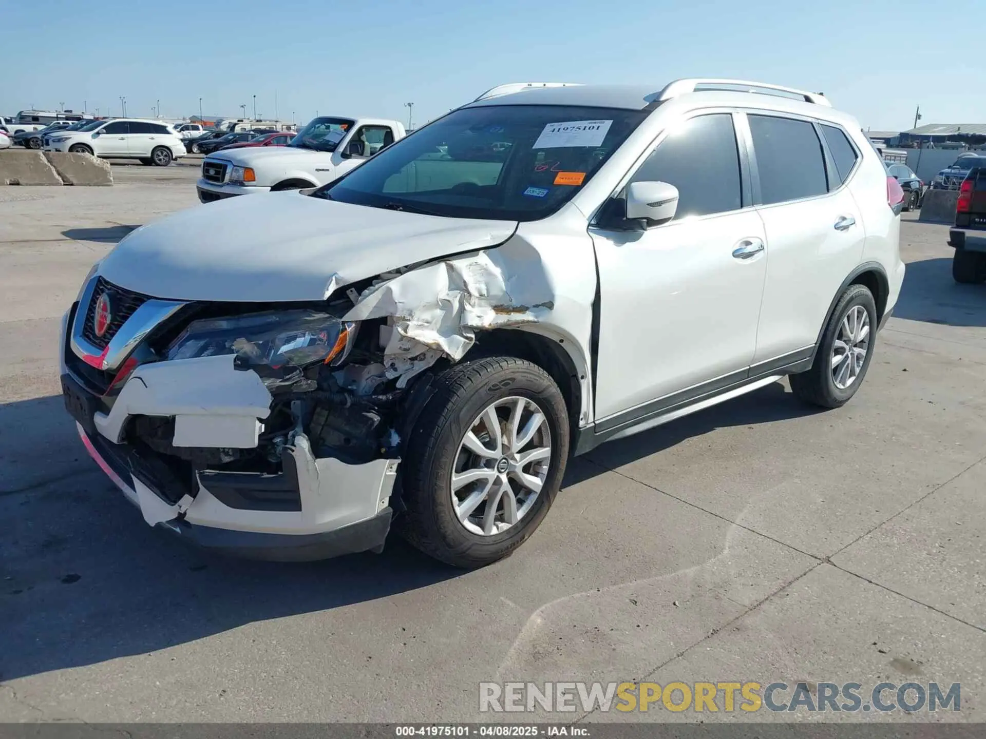 2 fotografías del automóvil dañado KNMAT2MTXKP554619 NISSAN ROGUE 2019