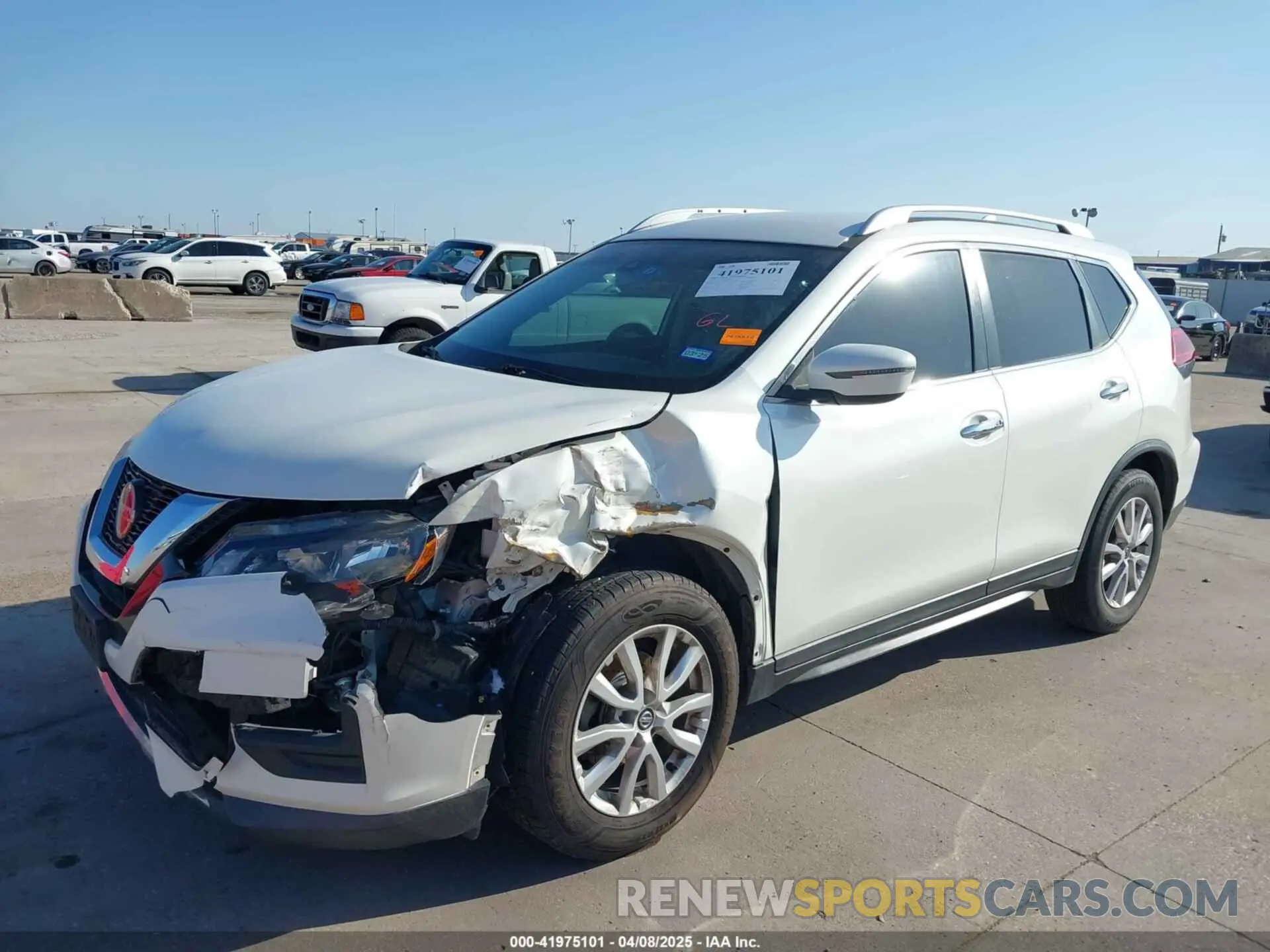 6 fotografías del automóvil dañado KNMAT2MTXKP554619 NISSAN ROGUE 2019