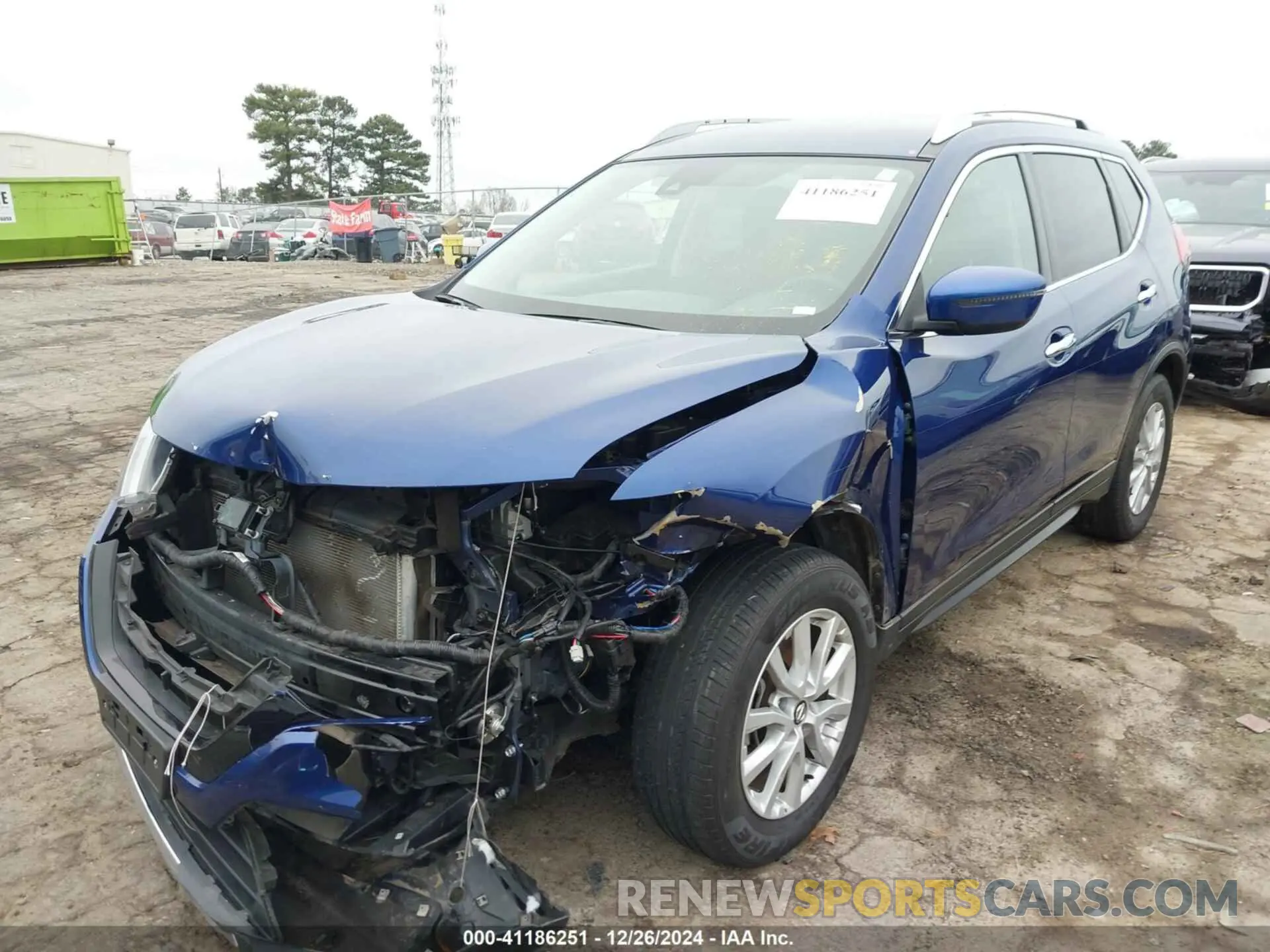 6 fotografías del automóvil dañado KNMAT2MV0KP535112 NISSAN ROGUE 2019