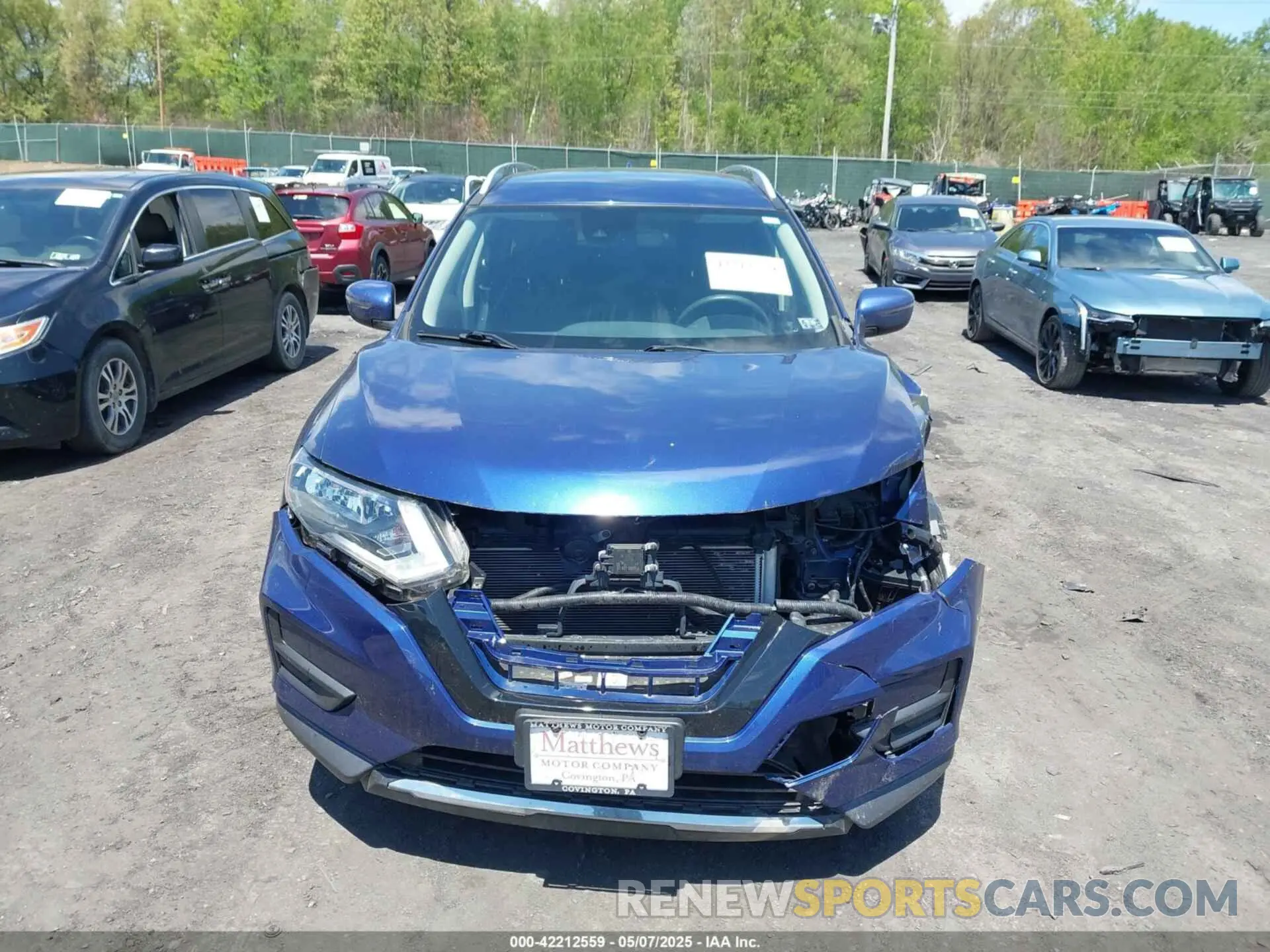 12 fotografías del automóvil dañado KNMAT2MV0KP539273 NISSAN ROGUE 2019