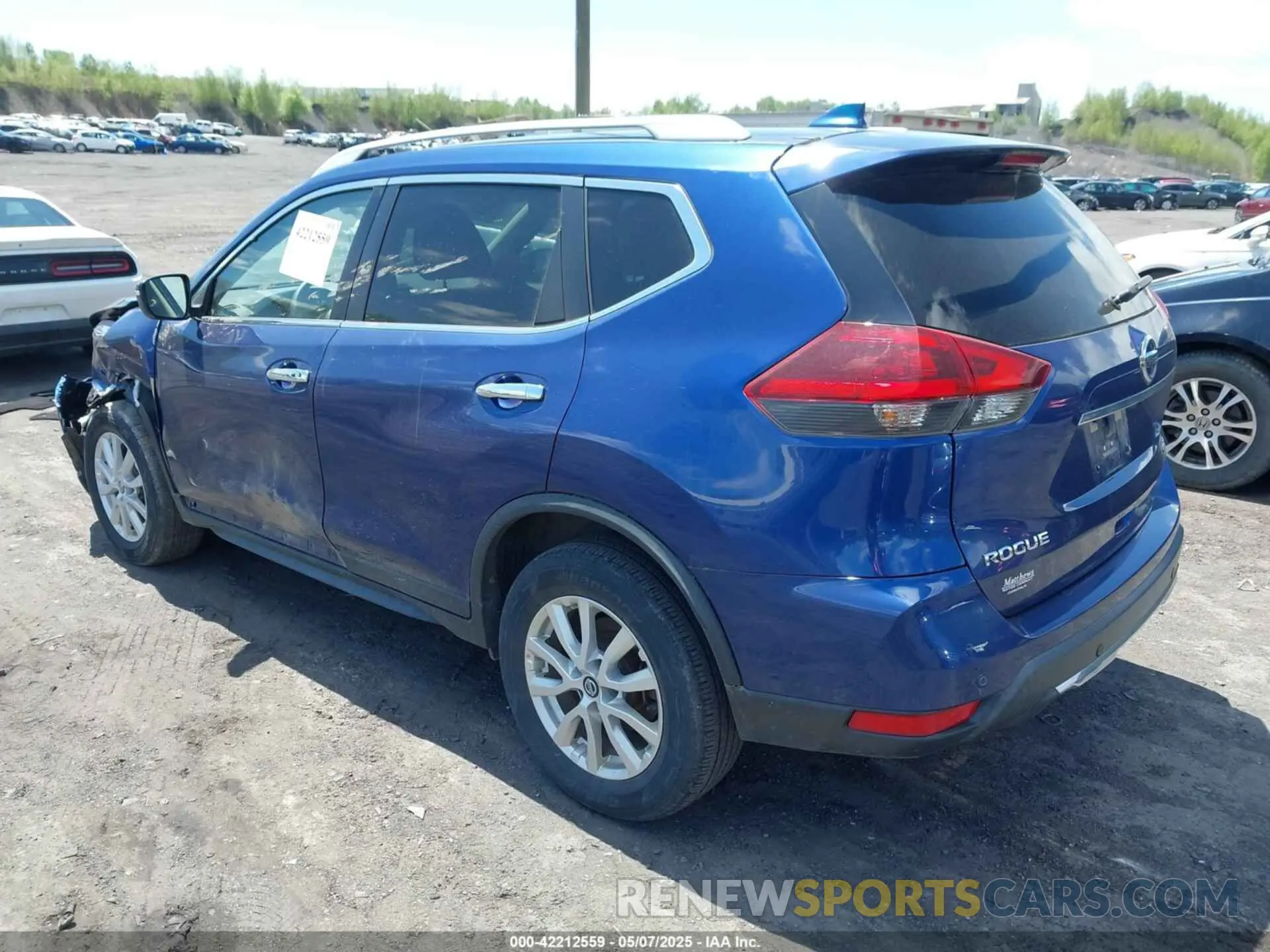 3 fotografías del automóvil dañado KNMAT2MV0KP539273 NISSAN ROGUE 2019