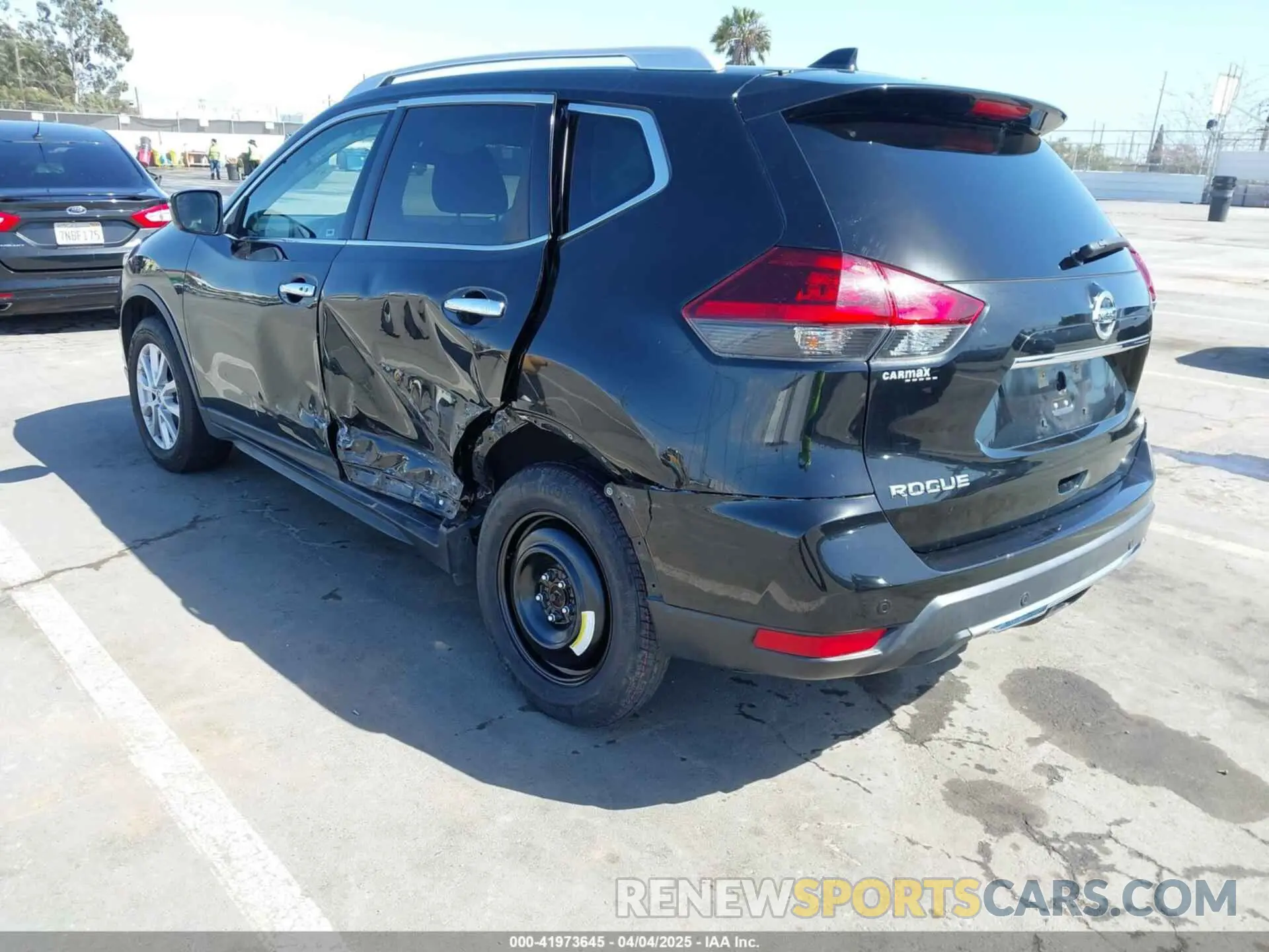 3 fotografías del automóvil dañado KNMAT2MV1KP502149 NISSAN ROGUE 2019