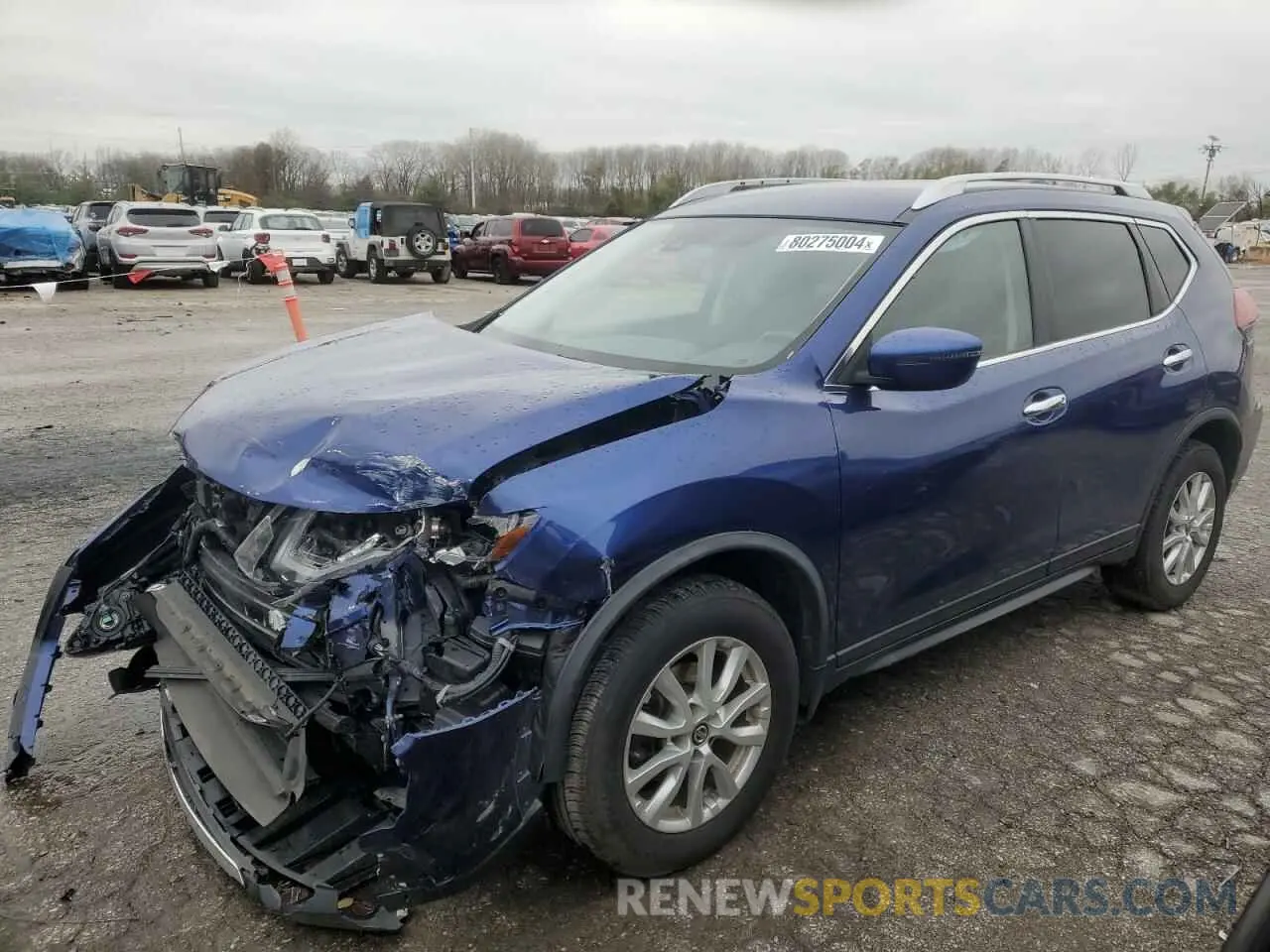 1 fotografías del automóvil dañado KNMAT2MV2KP504959 NISSAN ROGUE 2019