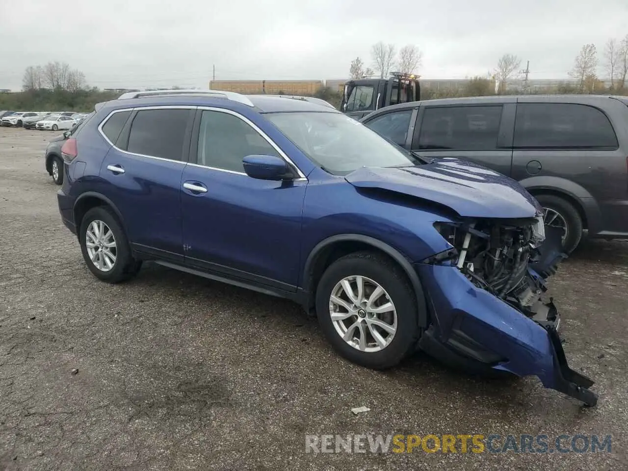 4 fotografías del automóvil dañado KNMAT2MV2KP504959 NISSAN ROGUE 2019