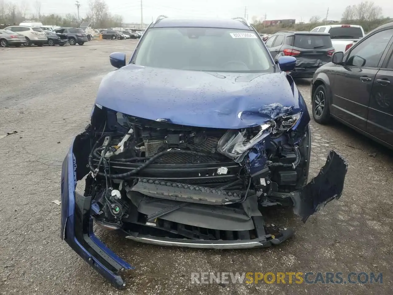 5 fotografías del automóvil dañado KNMAT2MV2KP504959 NISSAN ROGUE 2019