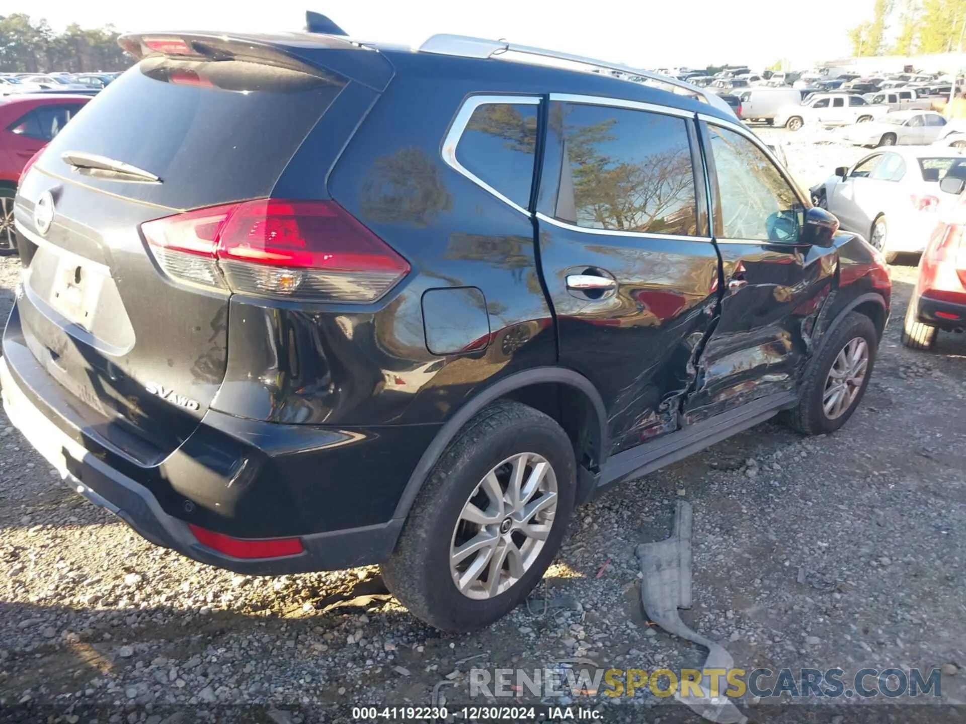 4 fotografías del automóvil dañado KNMAT2MV2KP505805 NISSAN ROGUE 2019