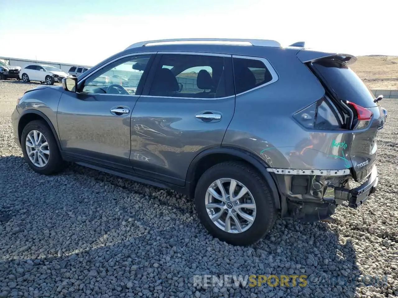2 fotografías del automóvil dañado KNMAT2MV2KP519414 NISSAN ROGUE 2019