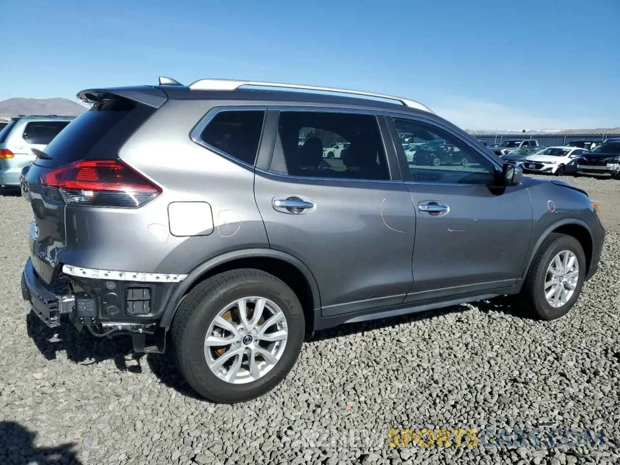 3 fotografías del automóvil dañado KNMAT2MV2KP519414 NISSAN ROGUE 2019