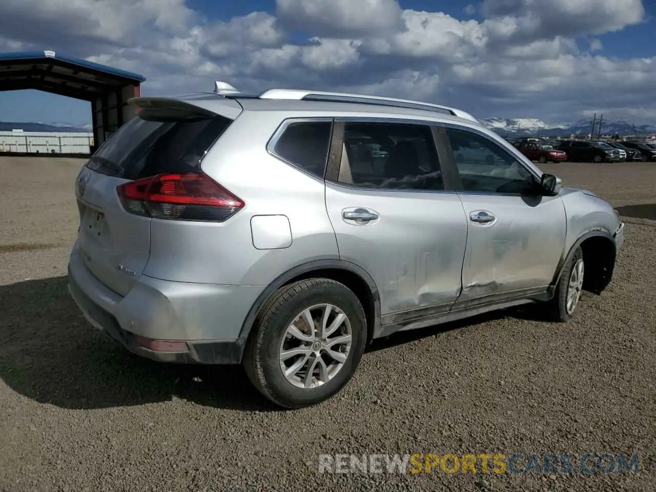 3 fotografías del automóvil dañado KNMAT2MV2KP531241 NISSAN ROGUE 2019