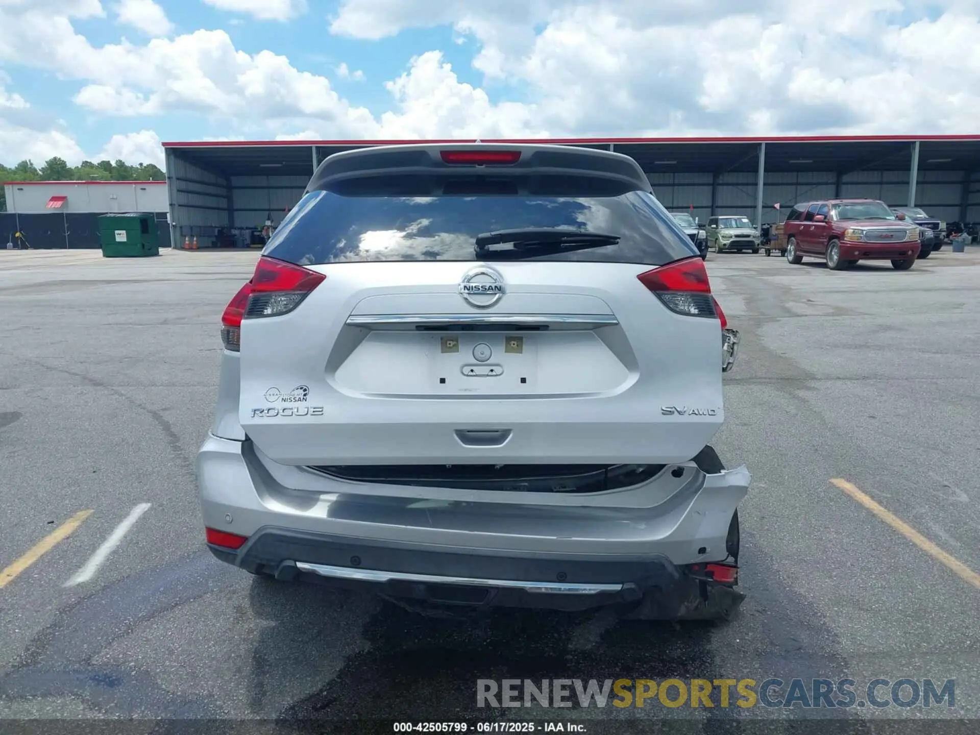 15 fotografías del automóvil dañado KNMAT2MV2KP535760 NISSAN ROGUE 2019