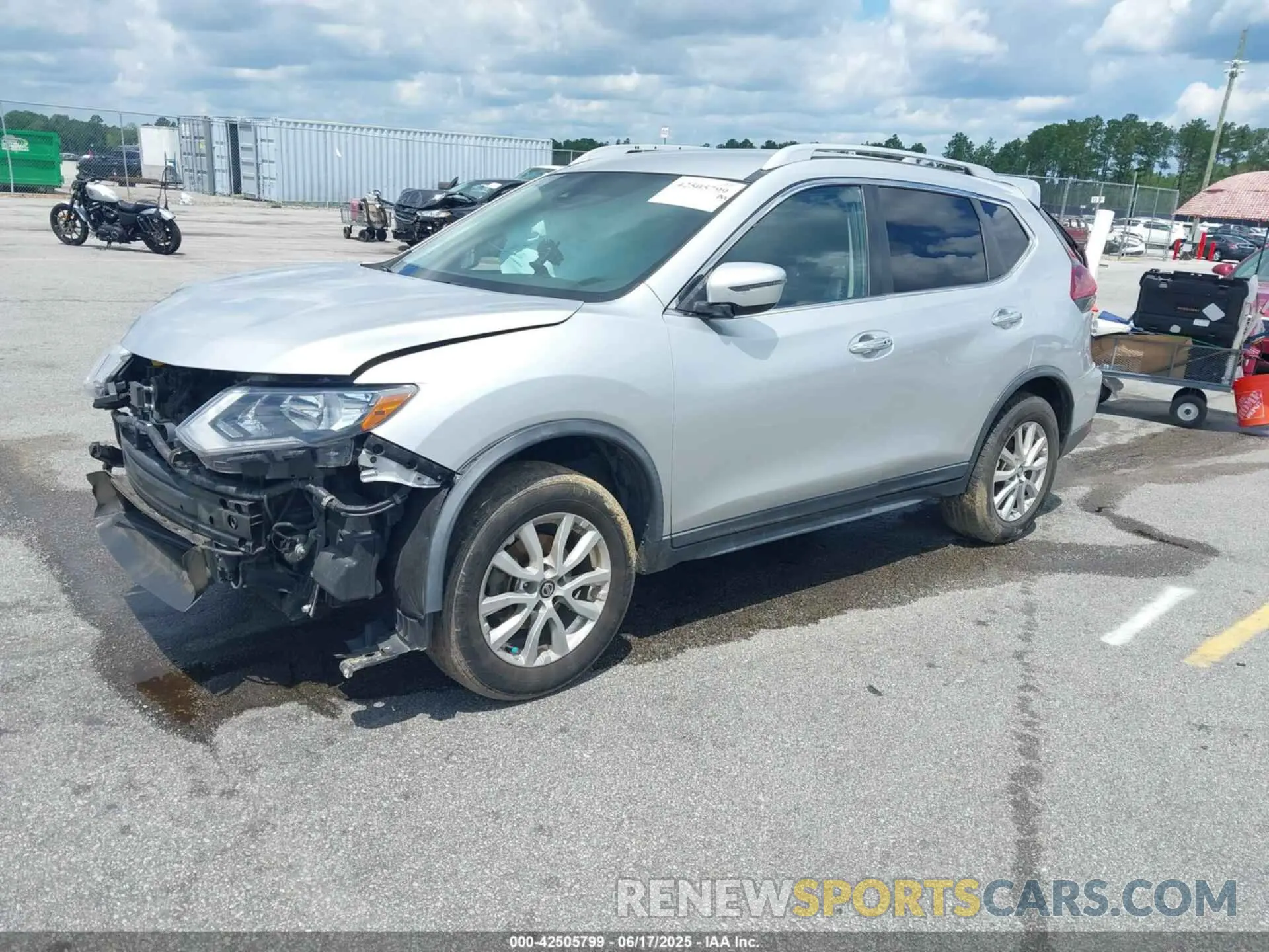 2 fotografías del automóvil dañado KNMAT2MV2KP535760 NISSAN ROGUE 2019