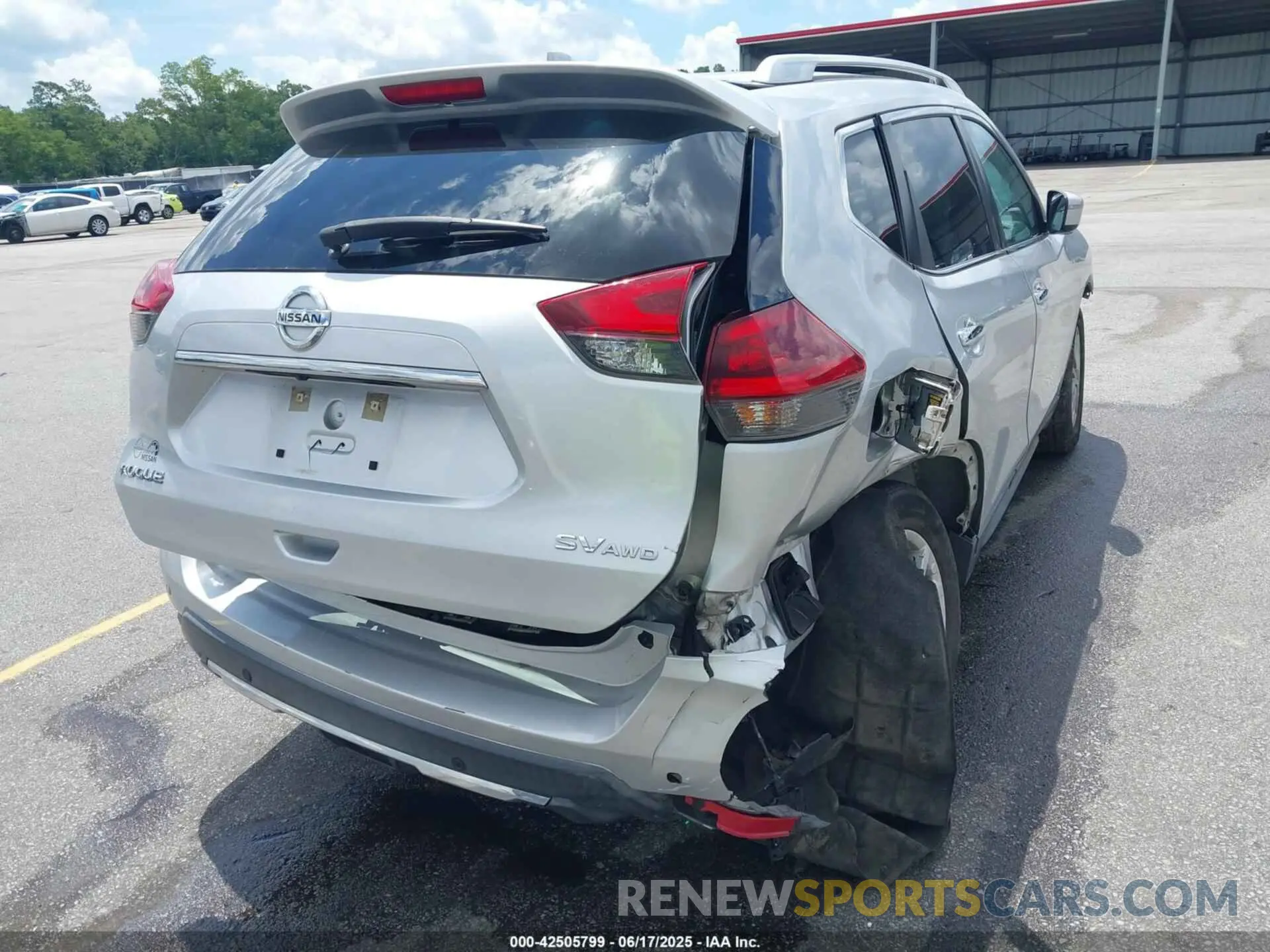6 fotografías del automóvil dañado KNMAT2MV2KP535760 NISSAN ROGUE 2019