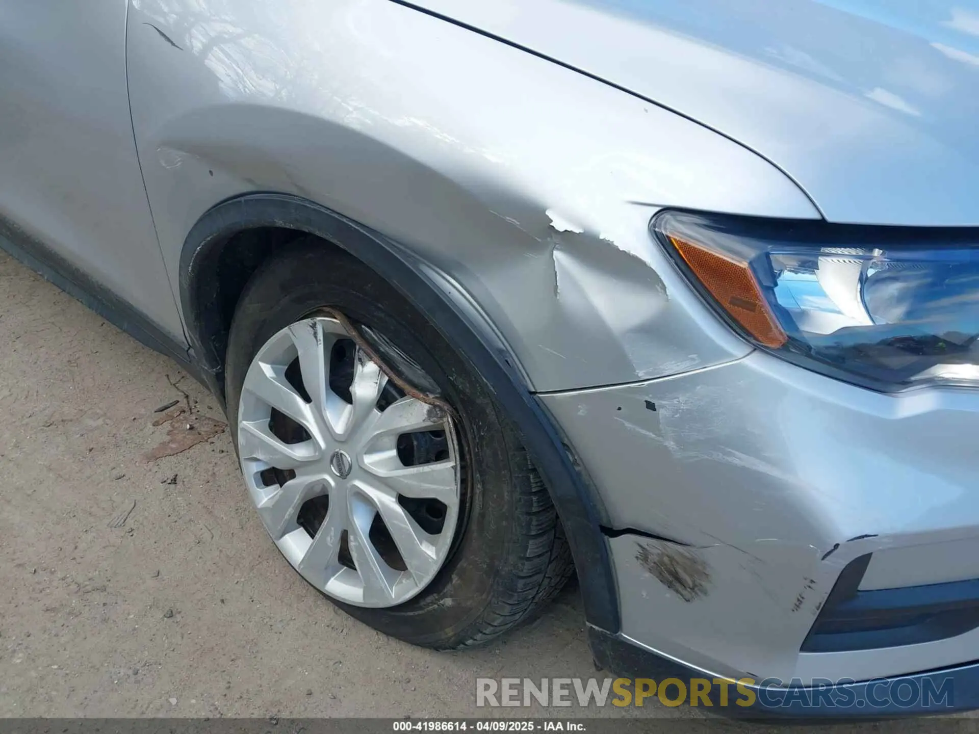 6 fotografías del automóvil dañado KNMAT2MV2KP538058 NISSAN ROGUE 2019